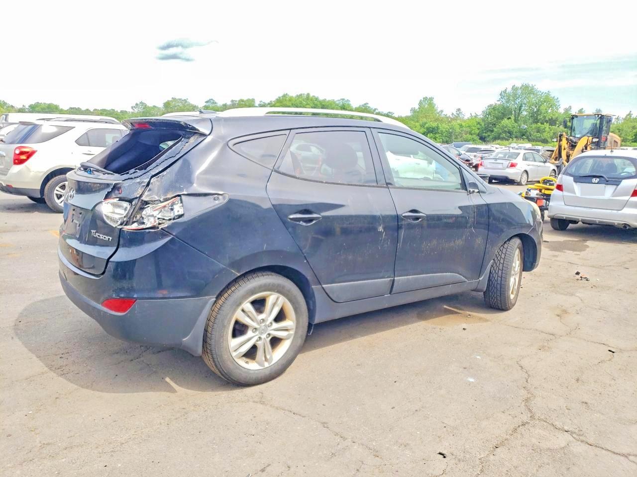 2013 Hyundai Tucson Gls Black vin: KM8JU3AC7DU577267