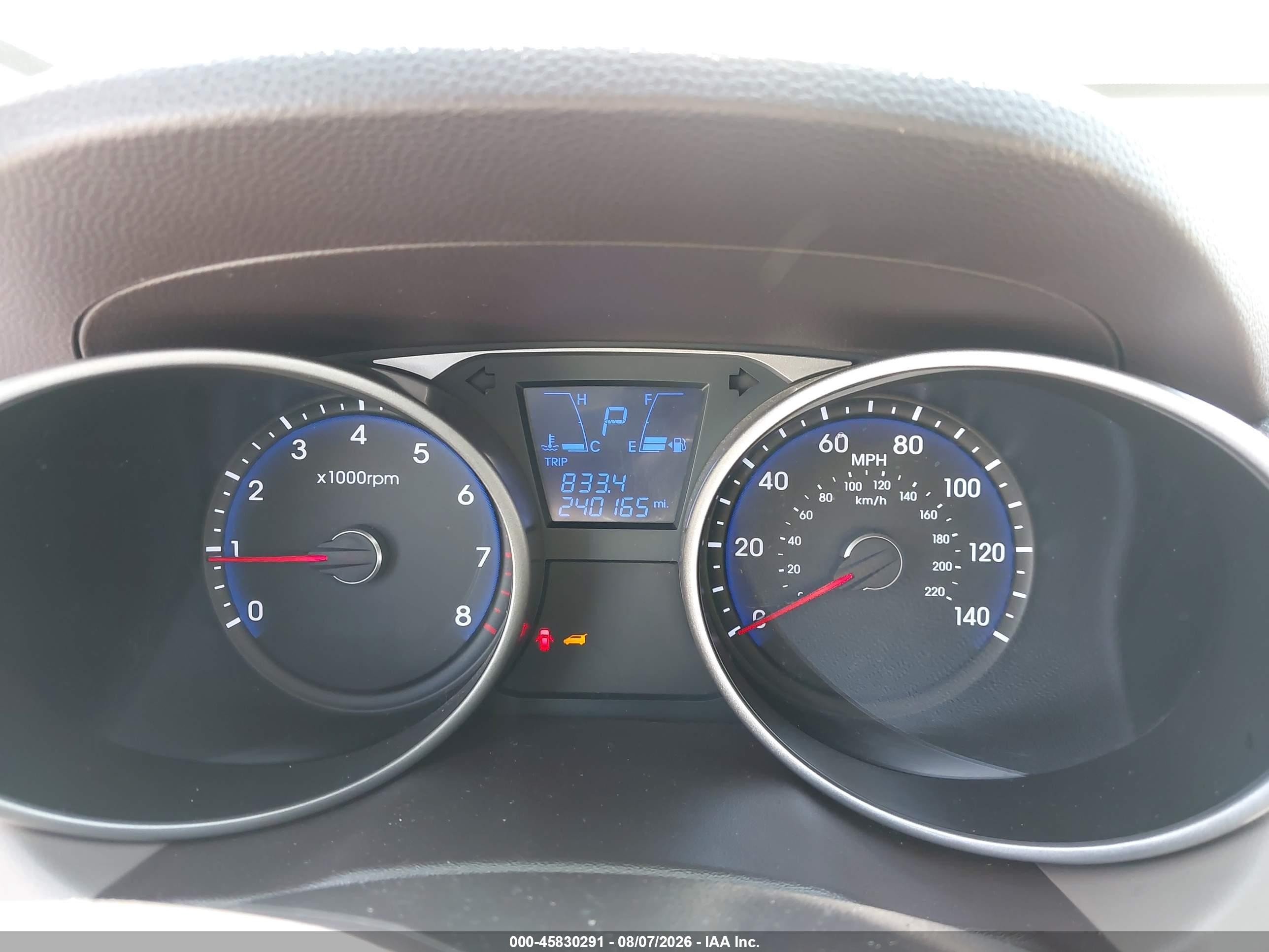 2013 Hyundai Tucson Limited Black vin: KM8JU3AC0DU616424