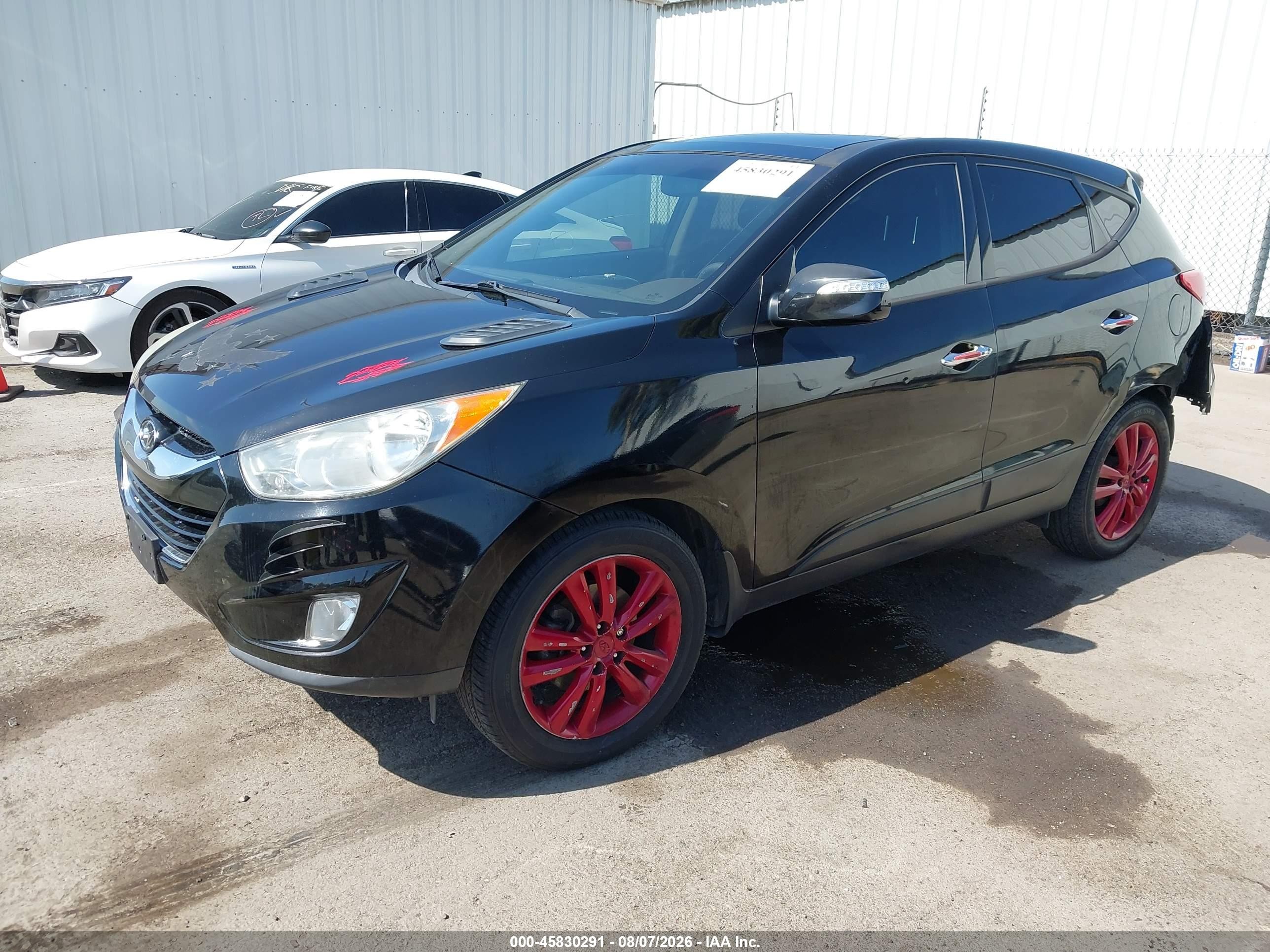 2013 Hyundai Tucson Limited Black vin: KM8JU3AC0DU616424