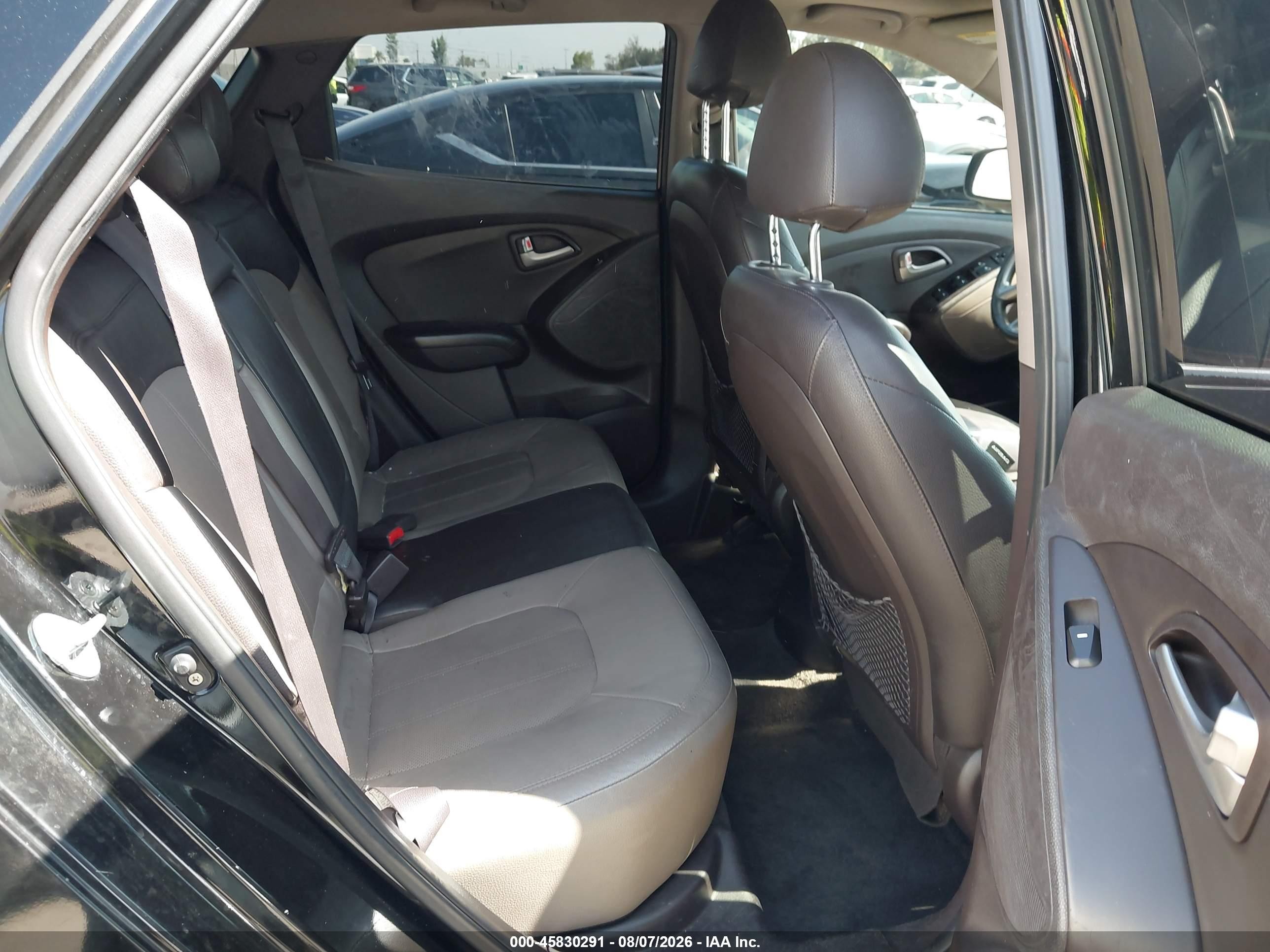 2013 Hyundai Tucson Limited Black vin: KM8JU3AC0DU616424
