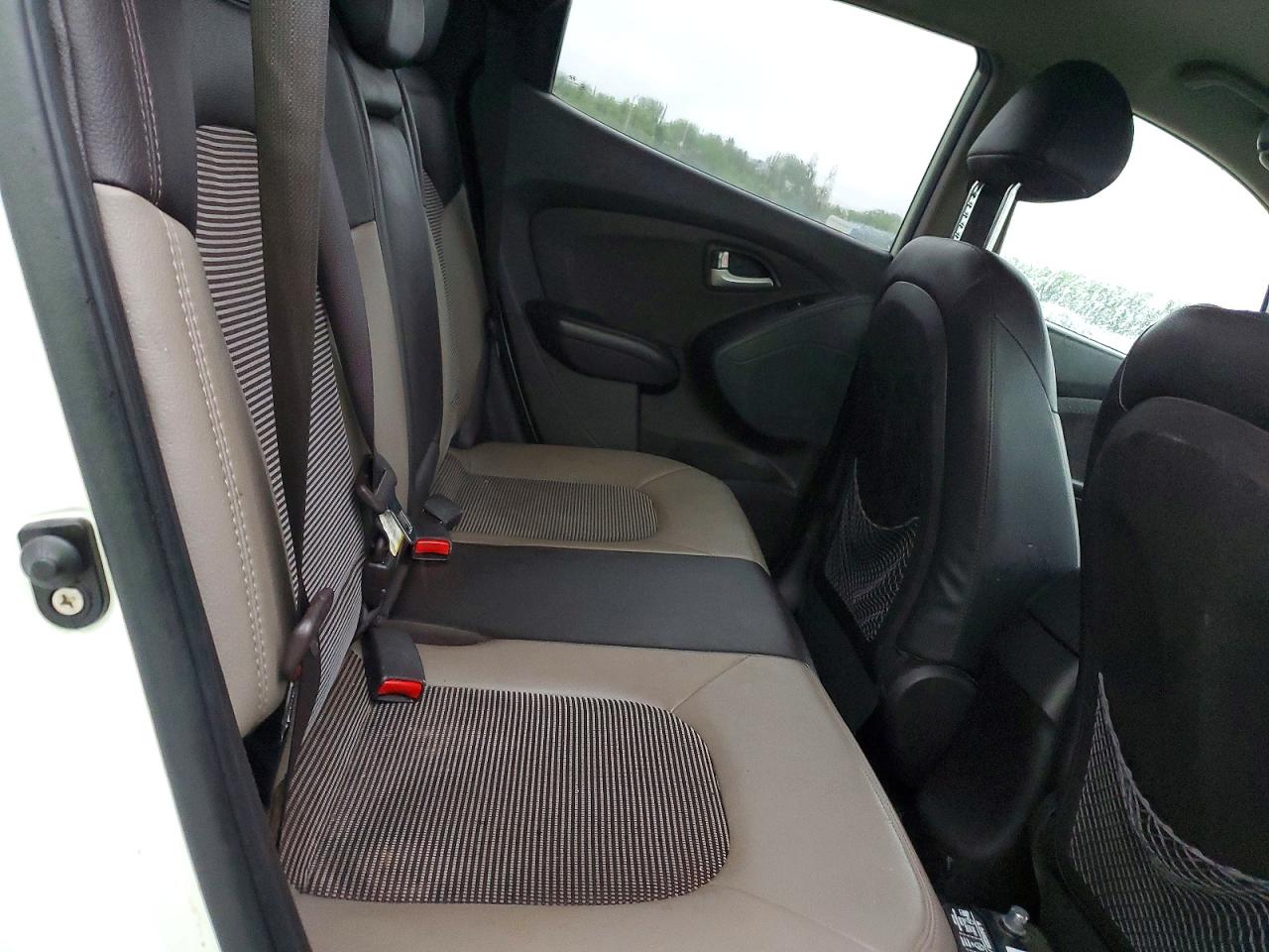 2013 Hyundai Tucson Gls White vin: KM8JU3AC0DU656986