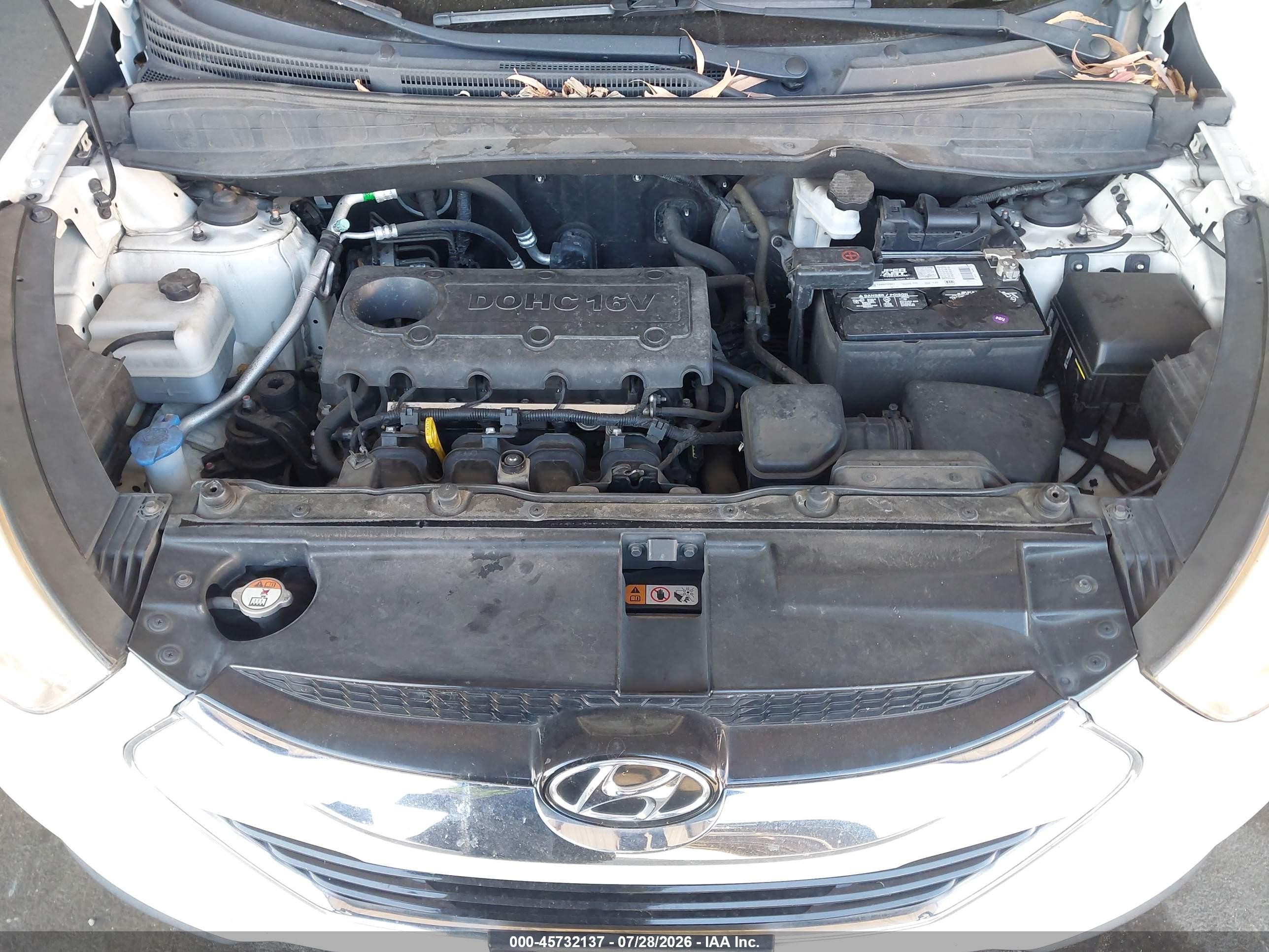 2013 Hyundai Tucson Limited White vin: KM8JU3AC0DU658415