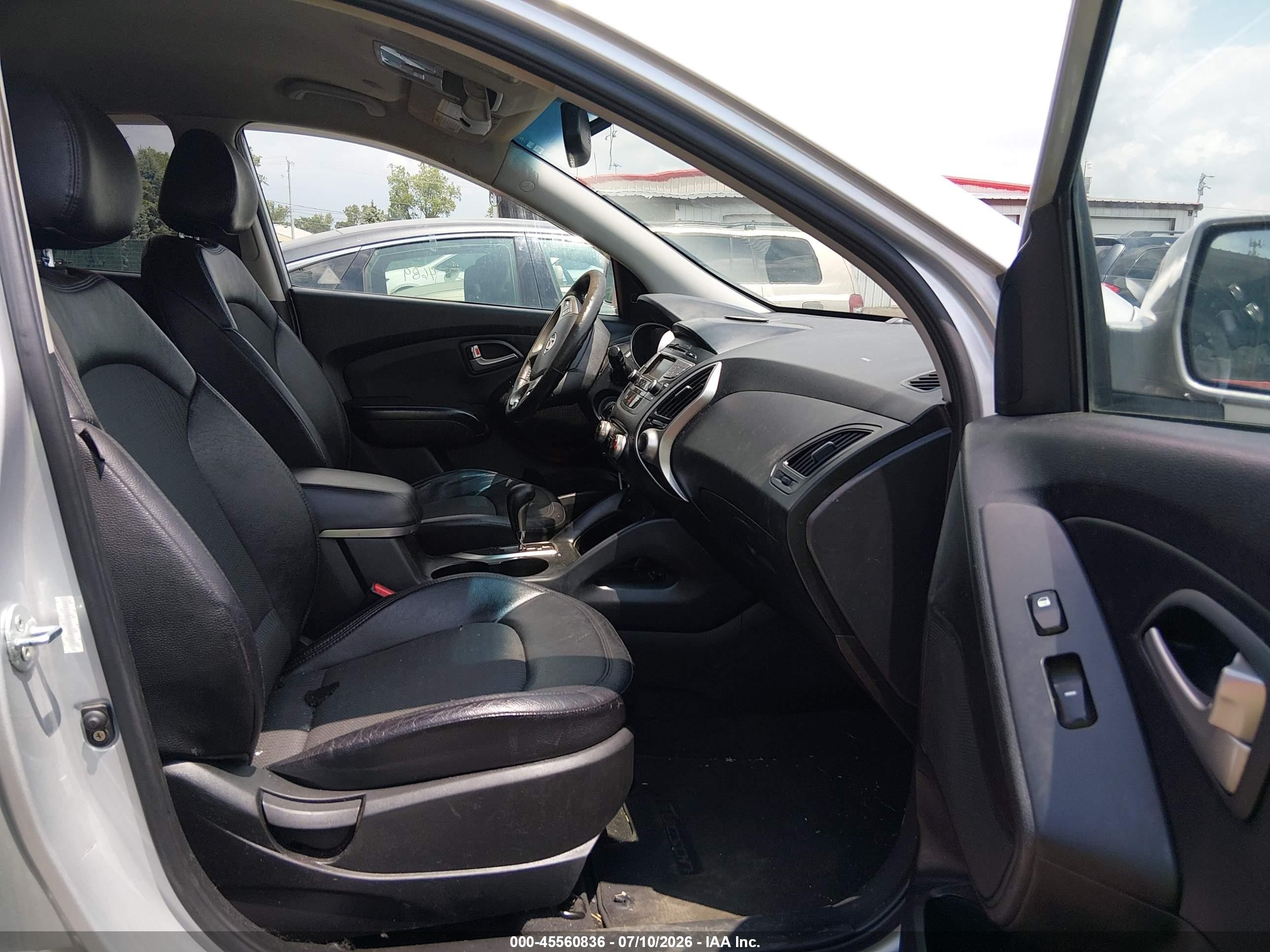 2013 Hyundai Tucson Gls Silver vin: KM8JU3AC0DU681337