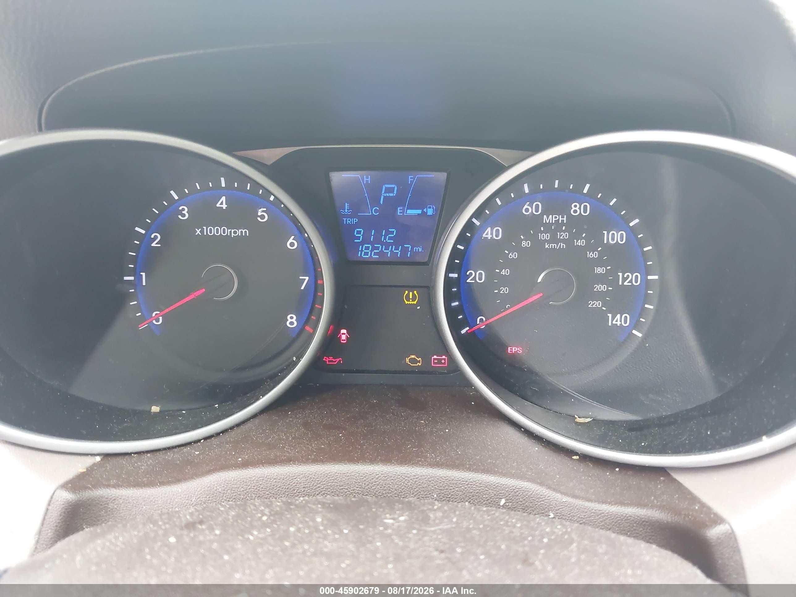 2013 Hyundai Tucson Gls White vin: KM8JU3AC0DU716202