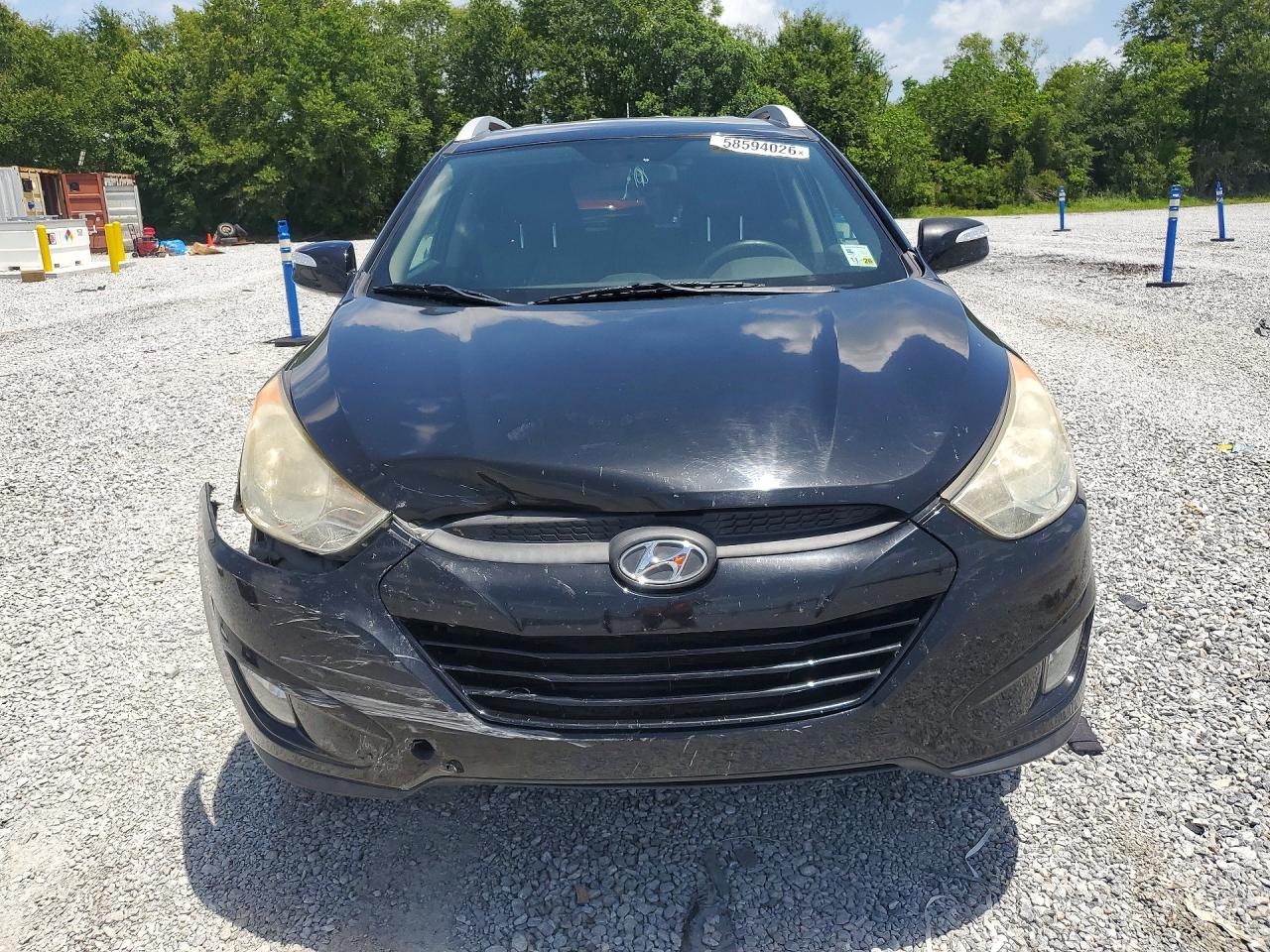 2013 Hyundai Tucson Gls Black vin: KM8JU3AC0DU722159
