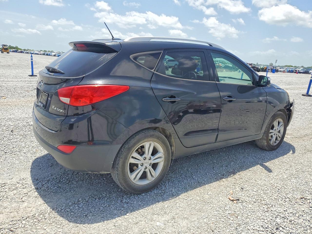 2013 Hyundai Tucson Gls Black vin: KM8JU3AC0DU722159