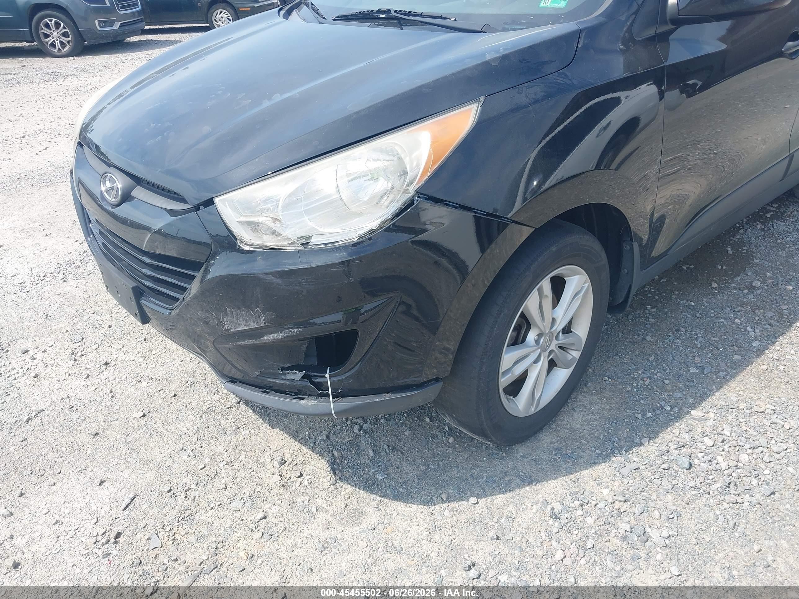 2013 Hyundai Tucson Gls Black vin: KM8JU3AC0DU729791