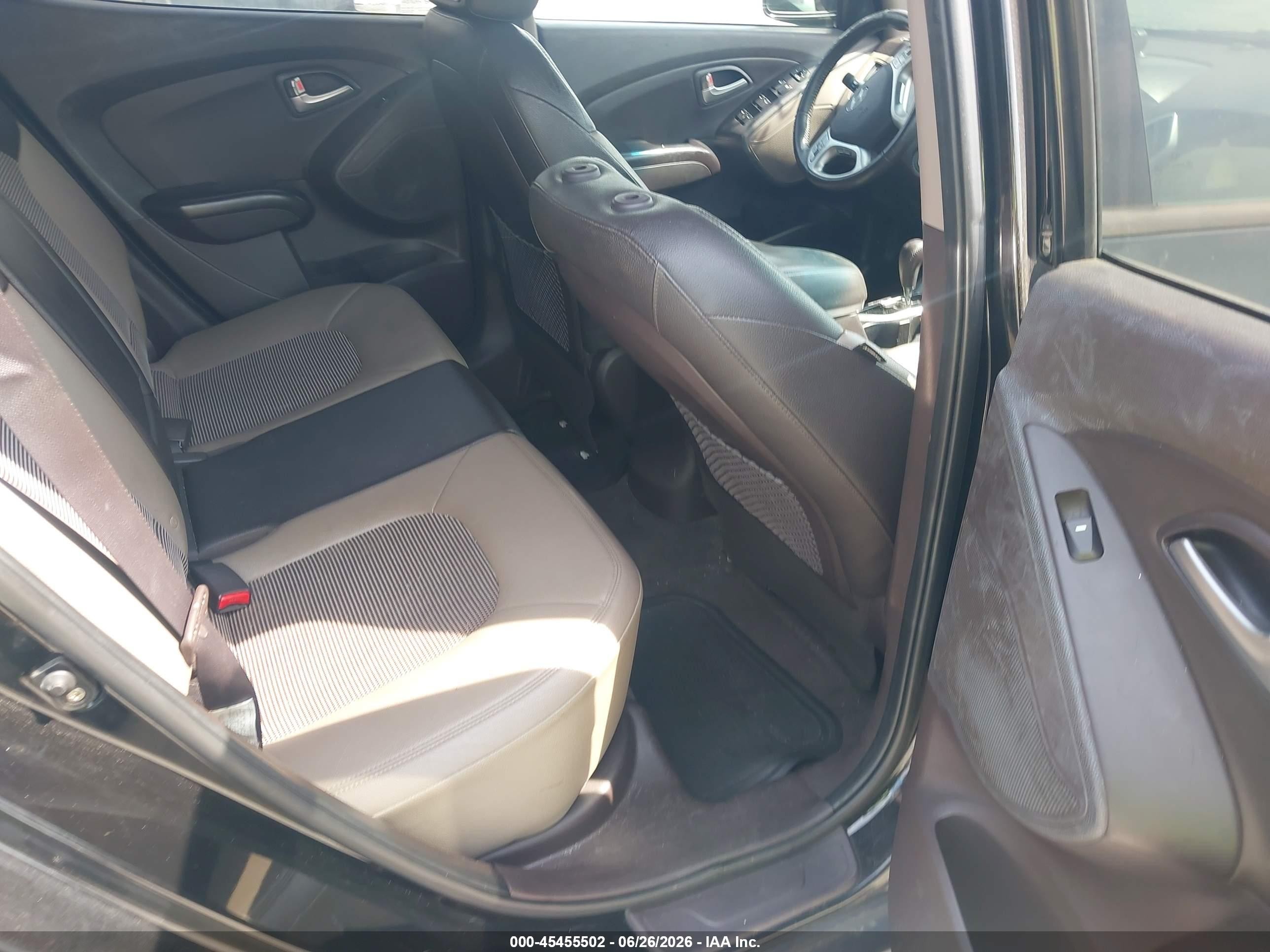 2013 Hyundai Tucson Gls Black vin: KM8JU3AC0DU729791