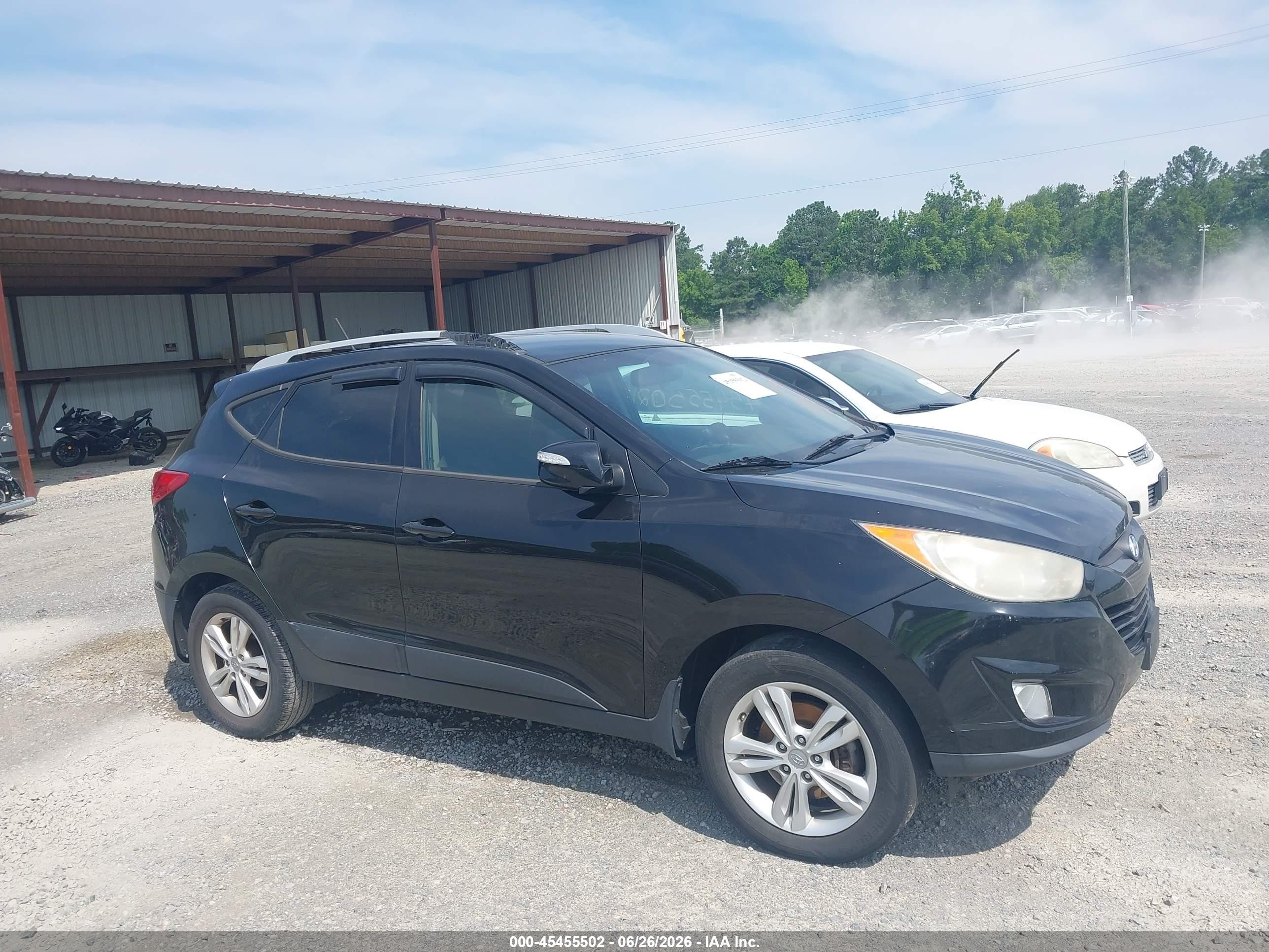 2013 Hyundai Tucson Gls Black vin: KM8JU3AC0DU729791
