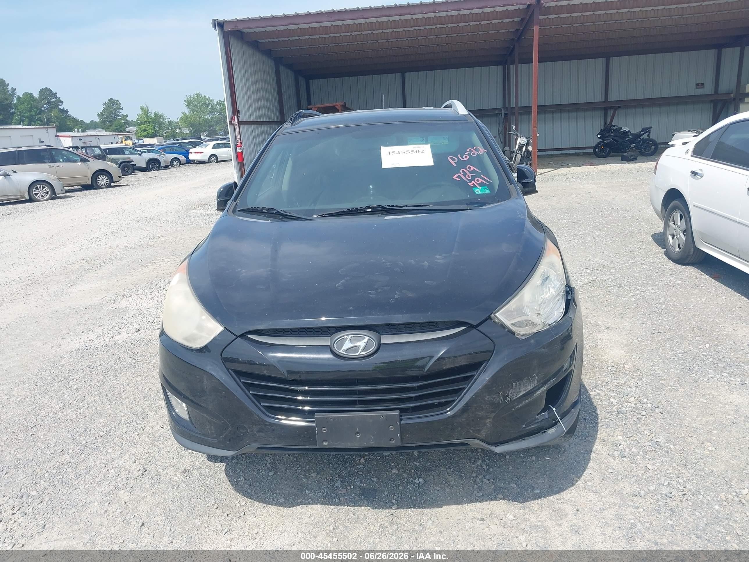 2013 Hyundai Tucson Gls Black vin: KM8JU3AC0DU729791