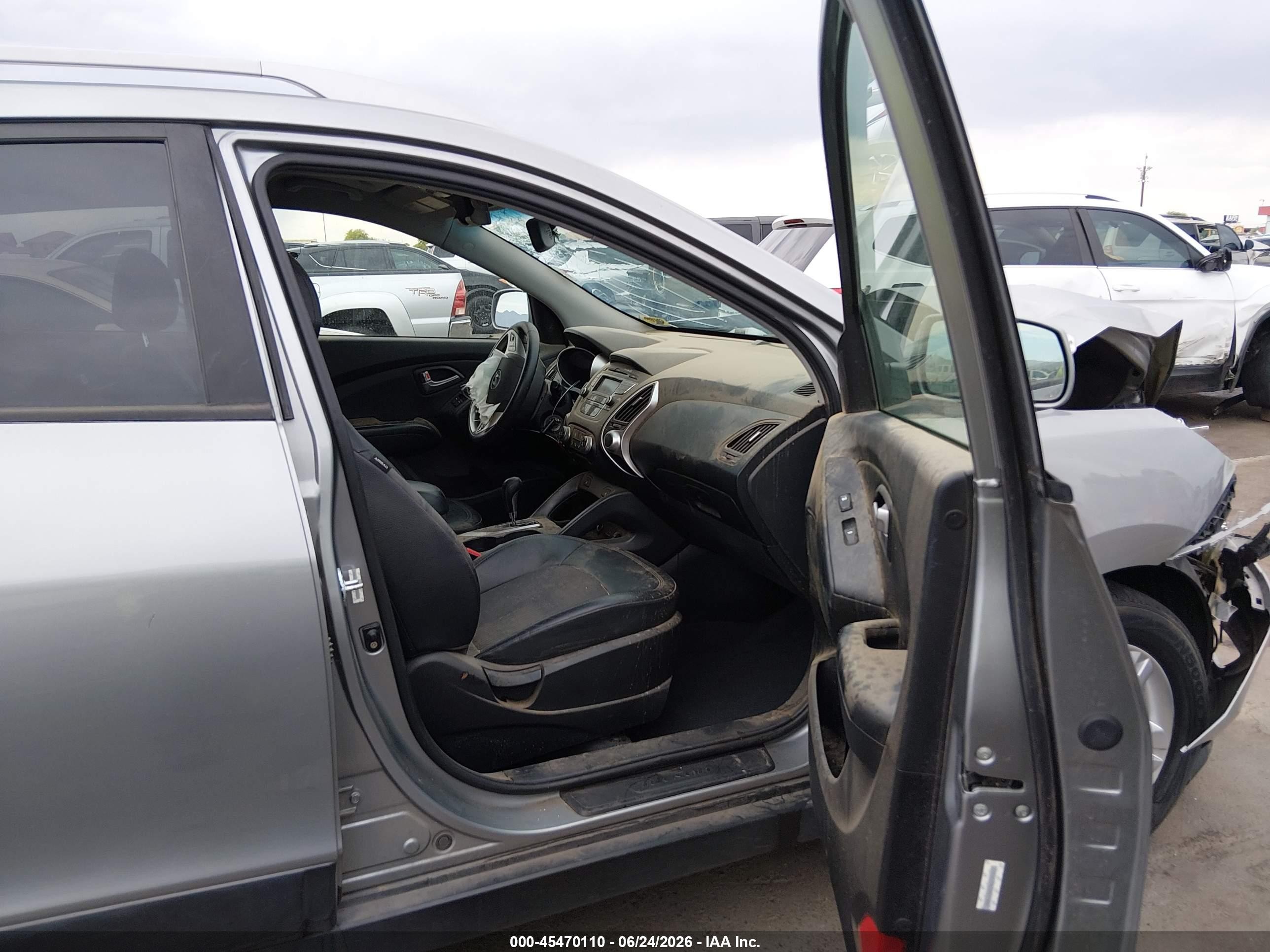 2013 Hyundai Tucson Gls Gray vin: KM8JU3AC0DU731072