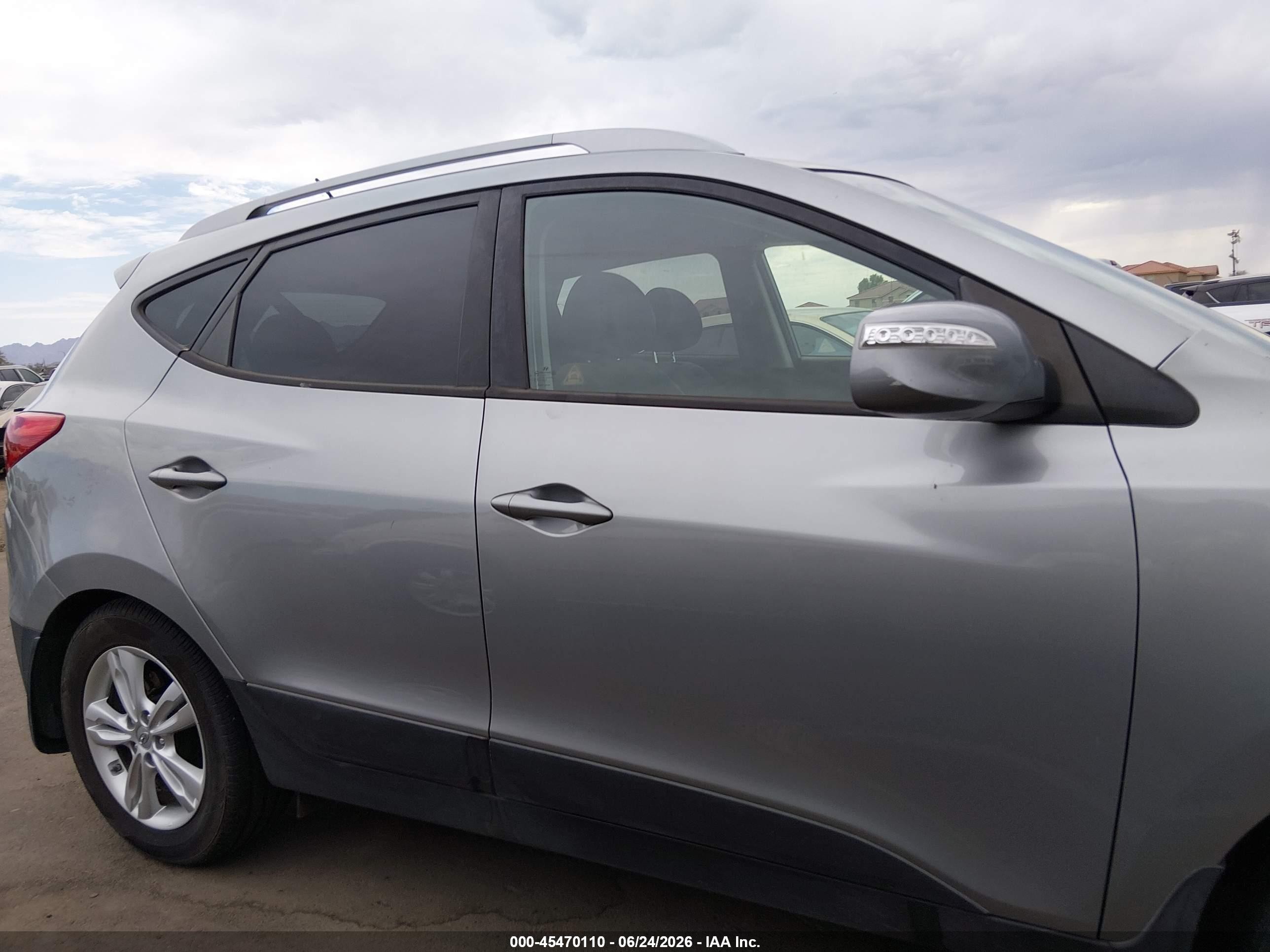 2013 Hyundai Tucson Gls Gray vin: KM8JU3AC0DU731072