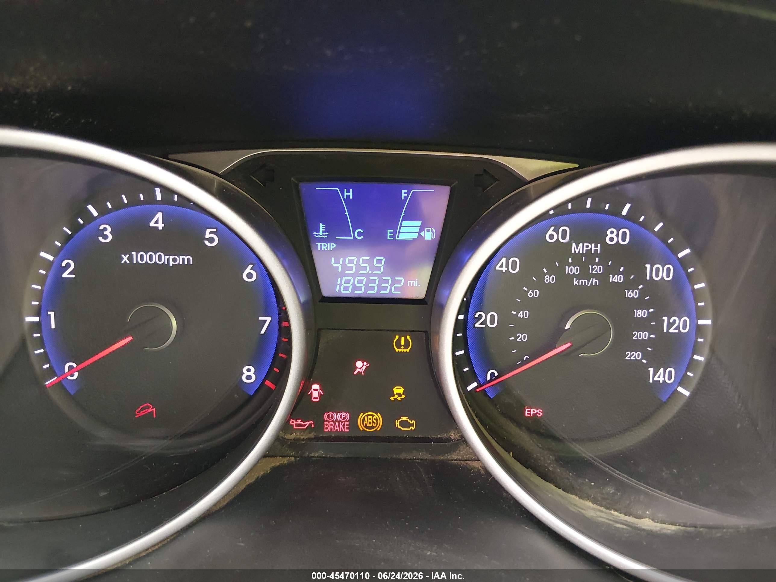 2013 Hyundai Tucson Gls Gray vin: KM8JU3AC0DU731072