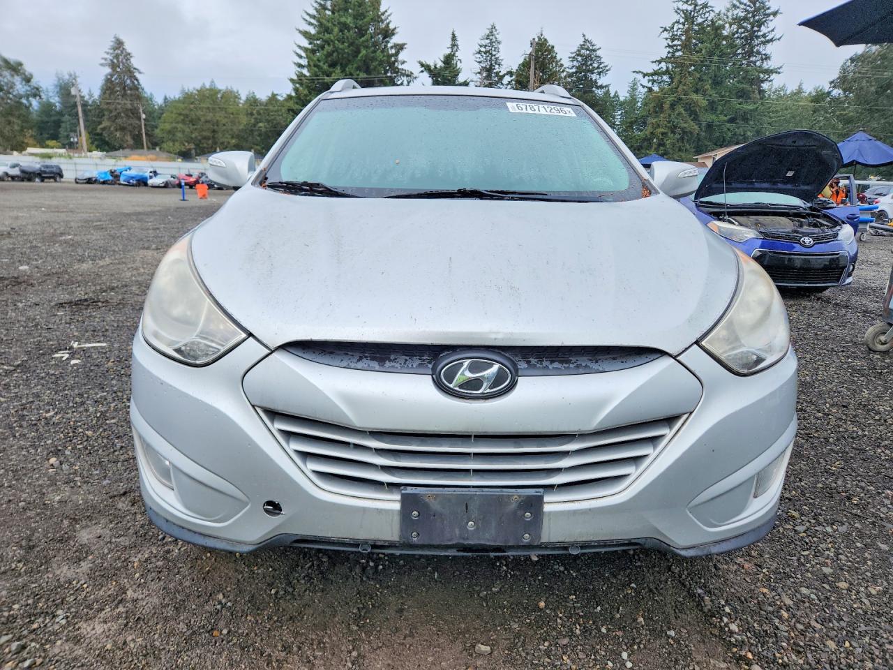 2013 Hyundai Tucson Gls Silver vin: KM8JU3AC0DU744520