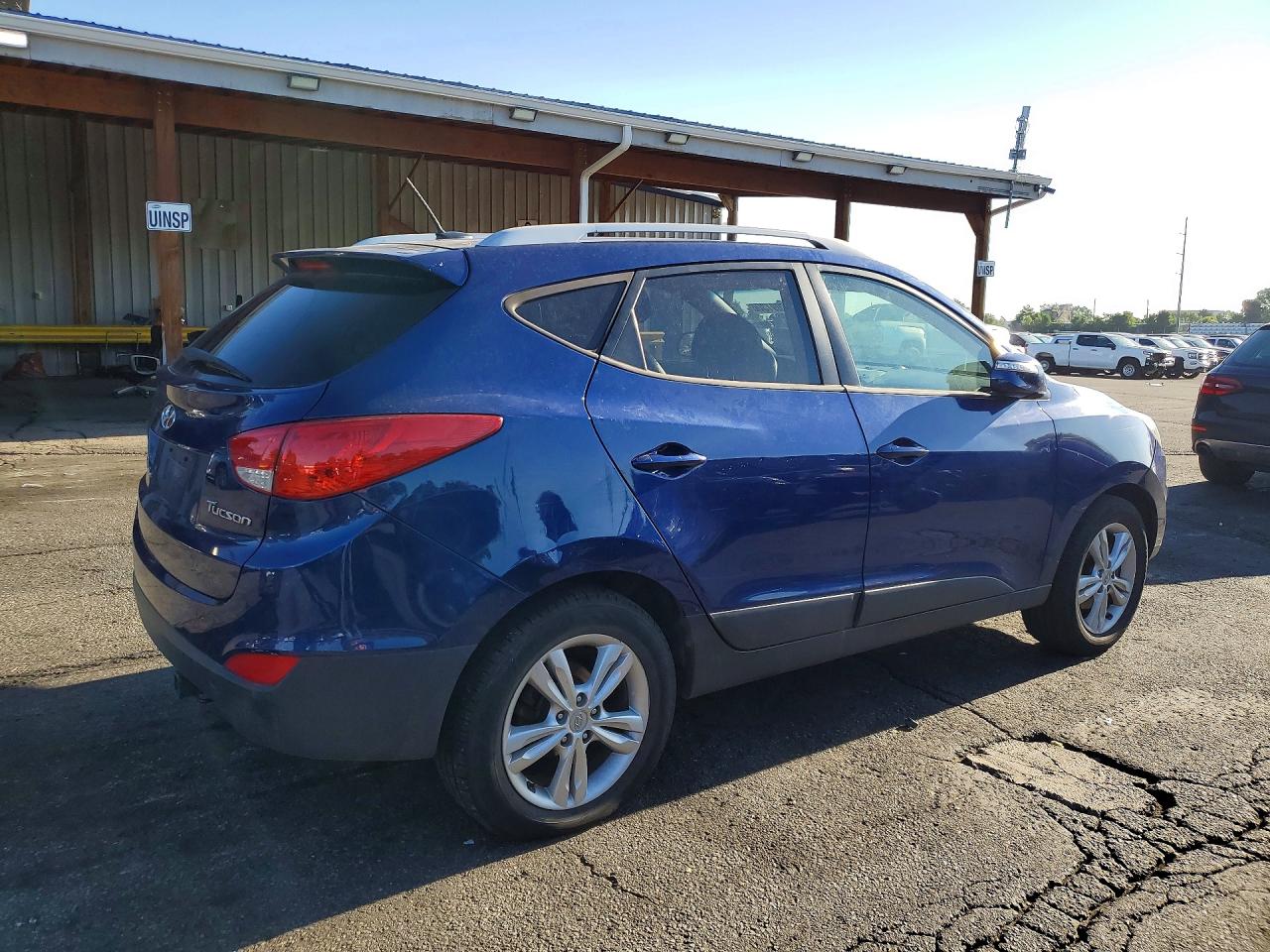 2013 Hyundai Tucson Gls Blue vin: KM8JU3AC0DU766565