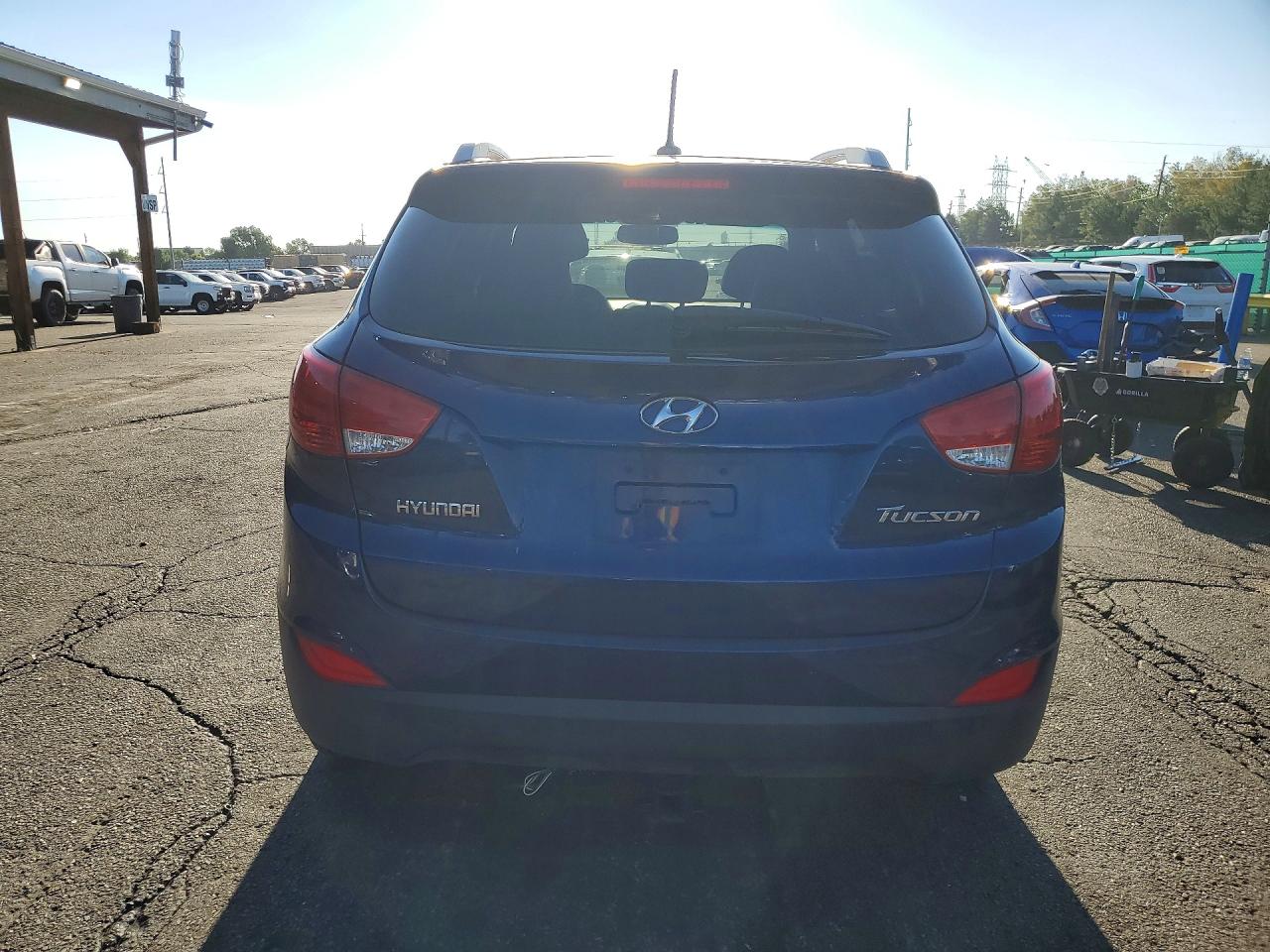 2013 Hyundai Tucson Gls Blue vin: KM8JU3AC0DU766565