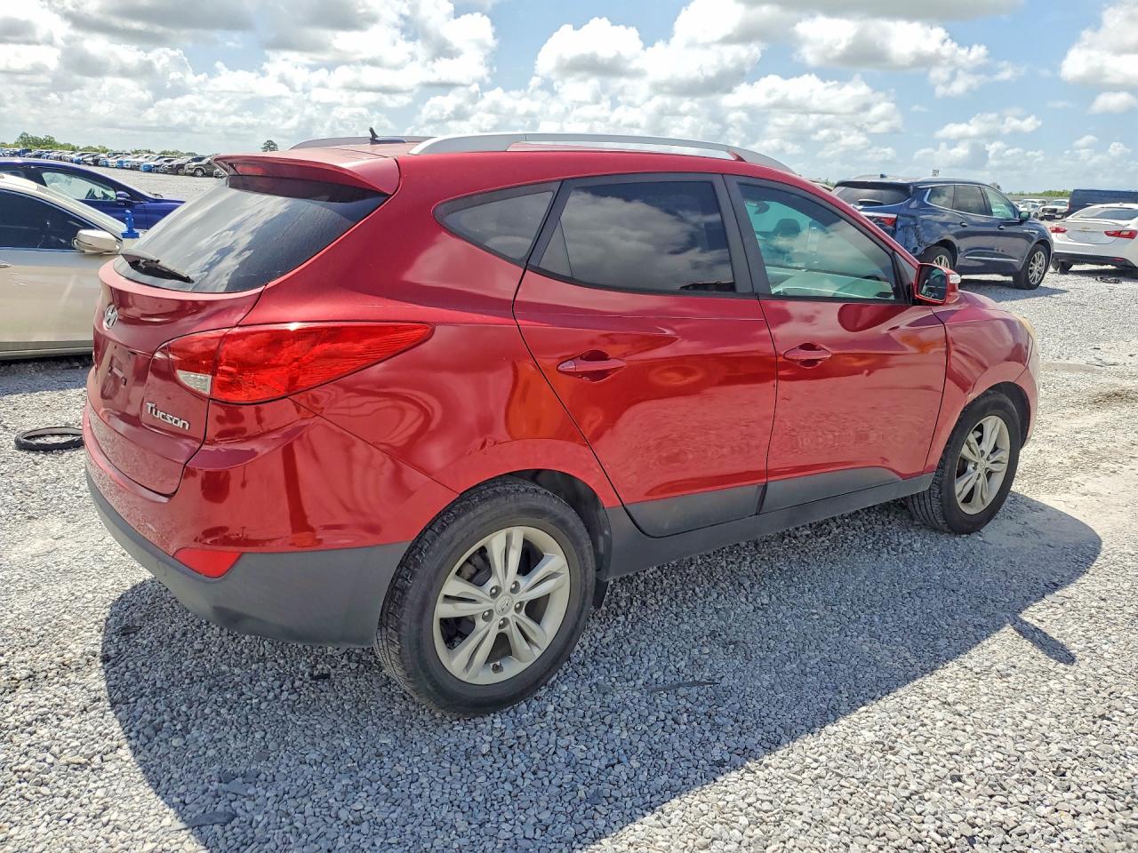 2013 Hyundai Tucson Gls Red vin: KM8JU3AC0DU774682