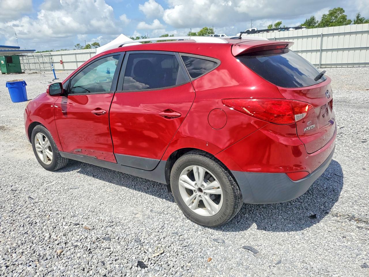 2013 Hyundai Tucson Gls Red vin: KM8JU3AC0DU774682