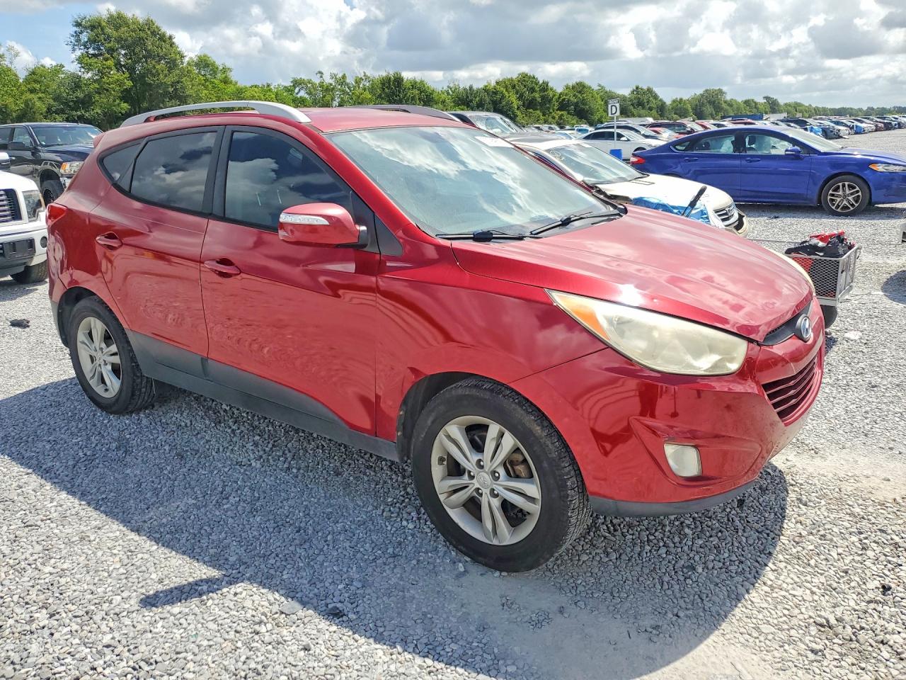 2013 Hyundai Tucson Gls Red vin: KM8JU3AC0DU774682