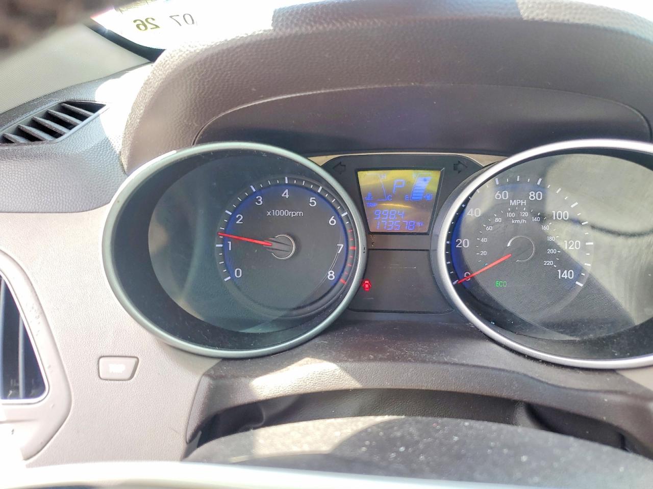 2013 Hyundai Tucson Gls Red vin: KM8JU3AC0DU774682