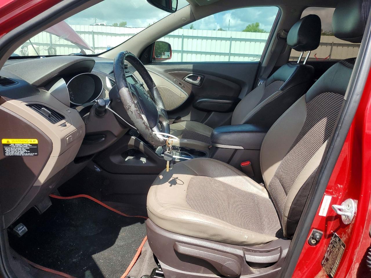 2013 Hyundai Tucson Gls Red vin: KM8JU3AC0DU774682