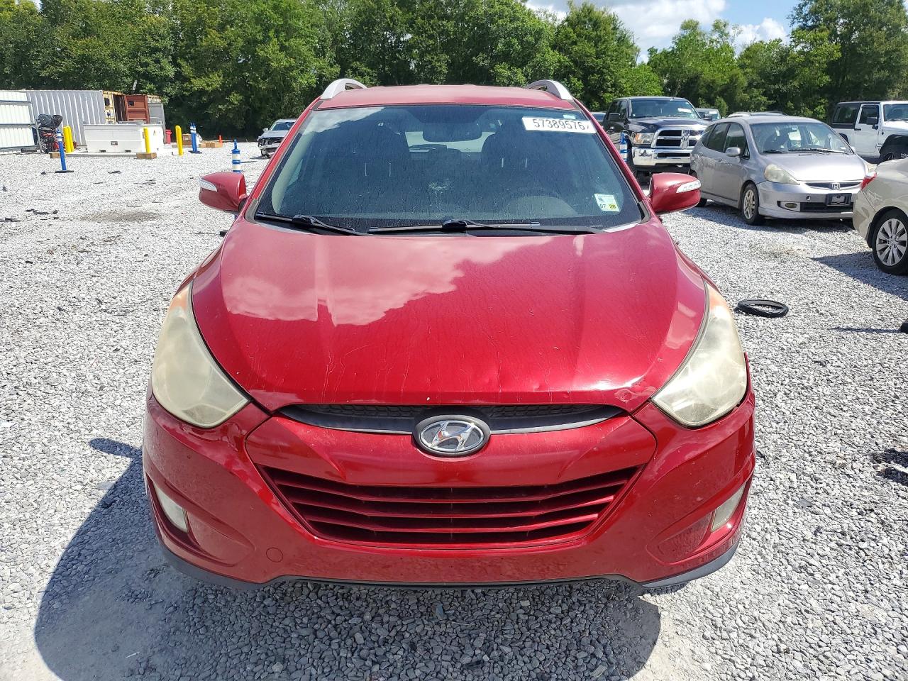 2013 Hyundai Tucson Gls Red vin: KM8JU3AC0DU774682