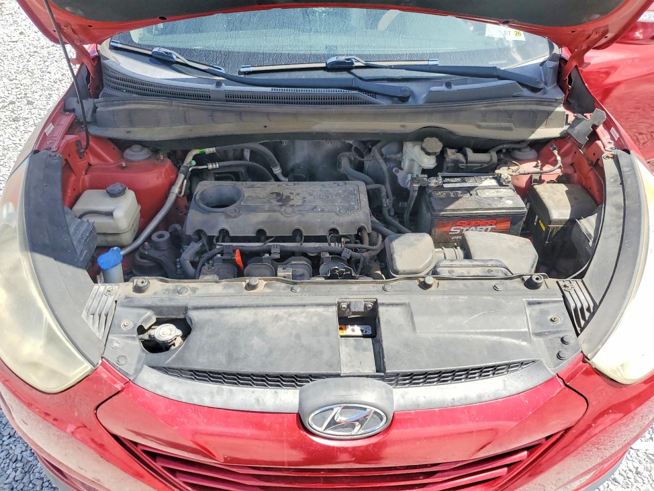 2013 Hyundai Tucson Gls Red vin: KM8JU3AC0DU774682