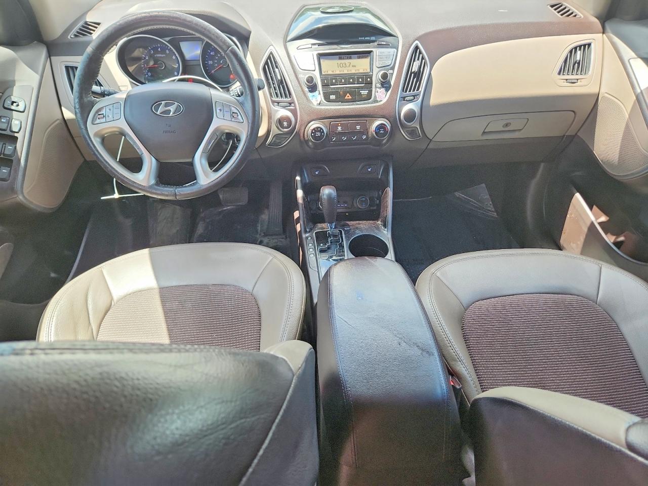 2013 Hyundai Tucson Gls White vin: KM8JU3AC0DU784354