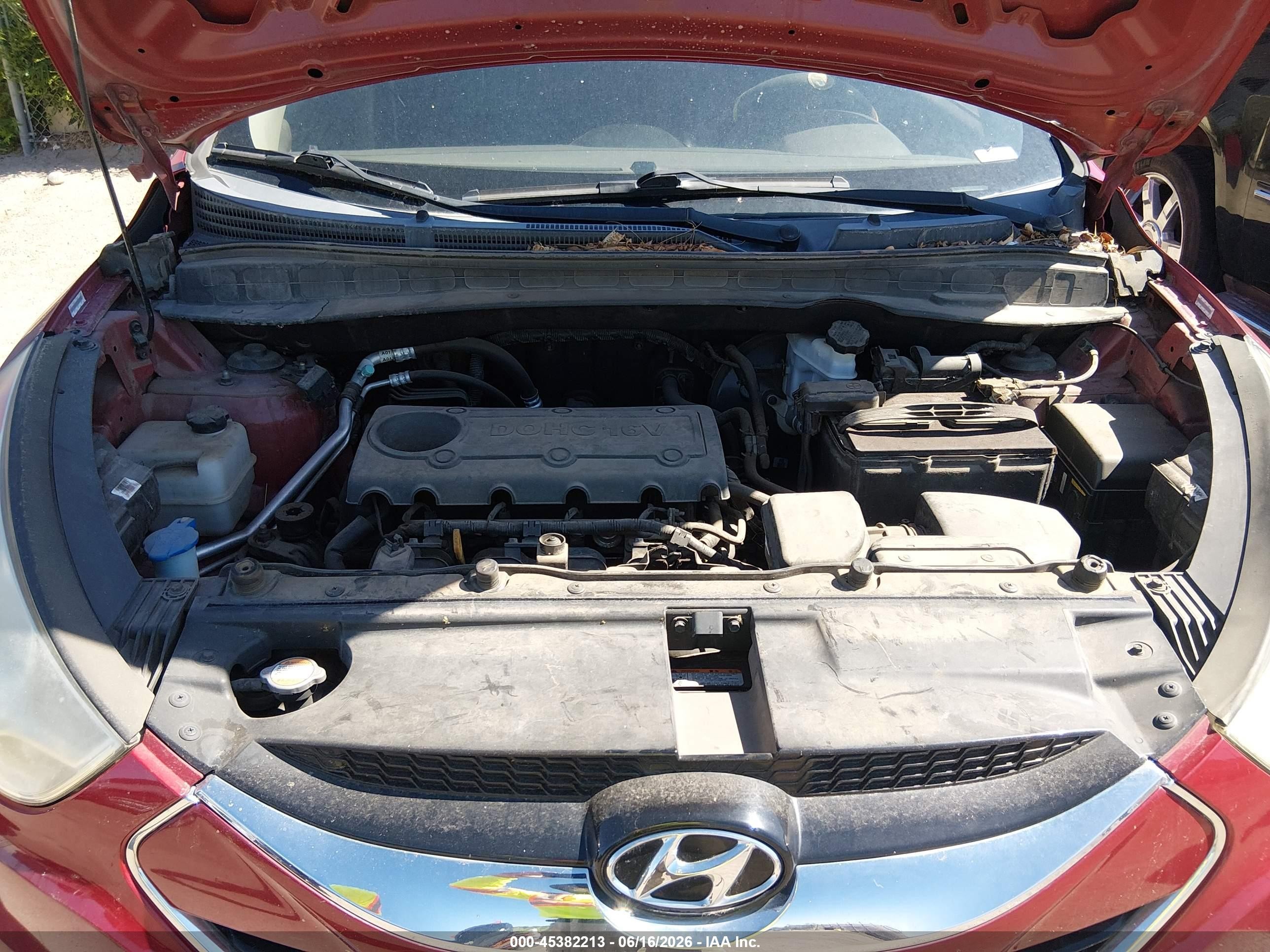 2010 Hyundai Tucson Limited Red vin: KM8JU3AC1AU011906
