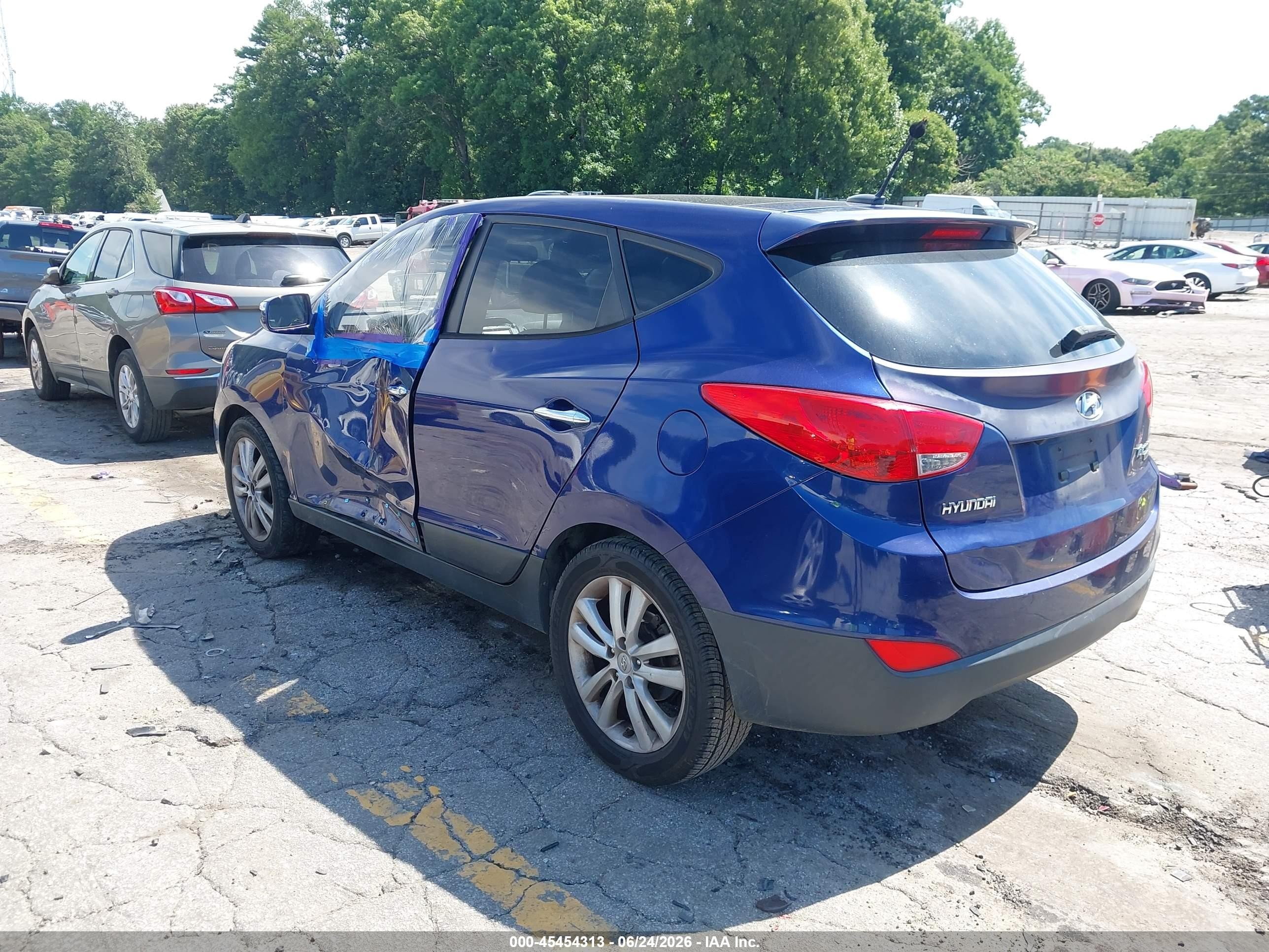 2010 Hyundai Tucson Limited Dark Blue vin: KM8JU3AC1AU036417