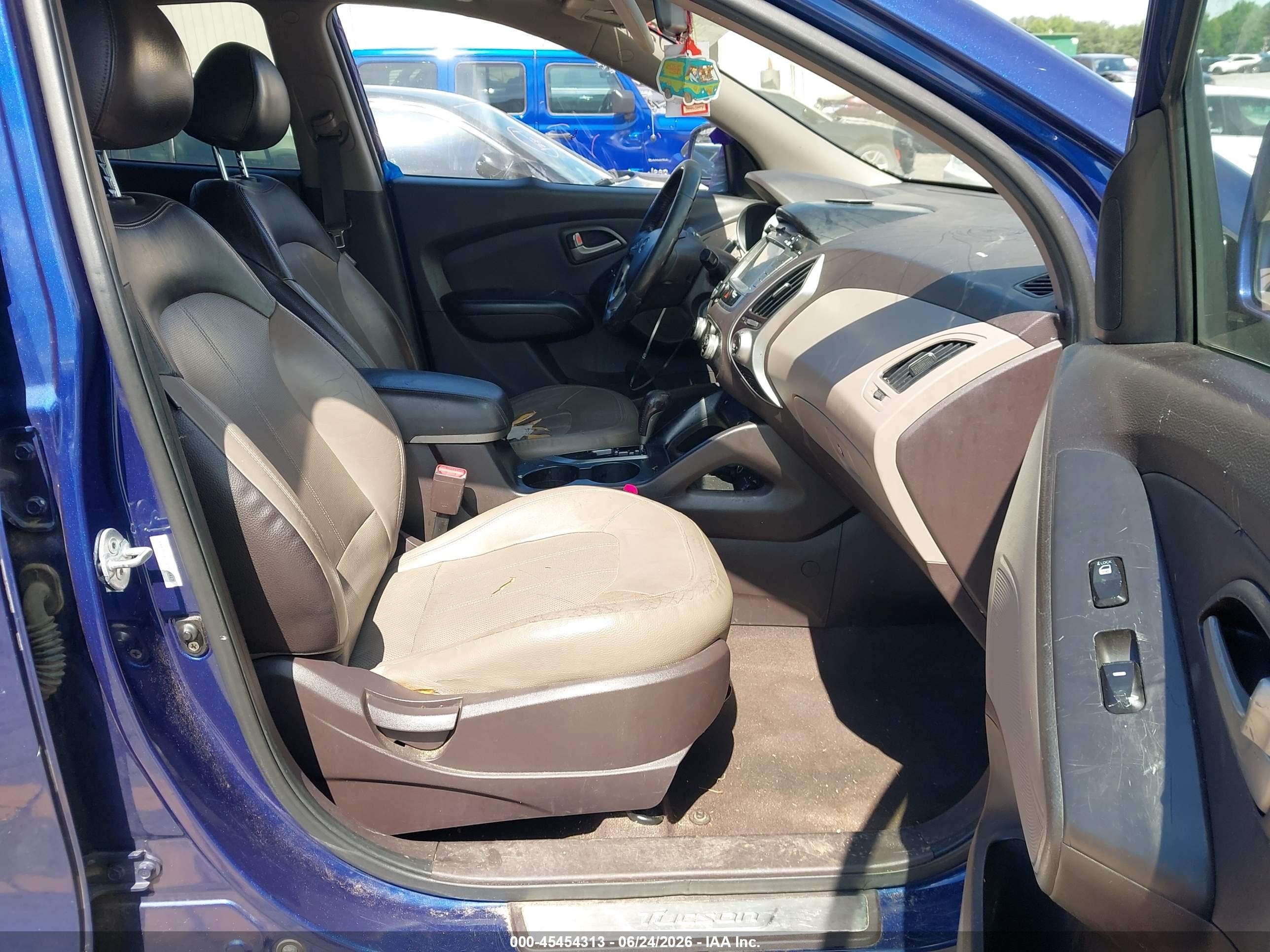 2010 Hyundai Tucson Limited Dark Blue vin: KM8JU3AC1AU036417