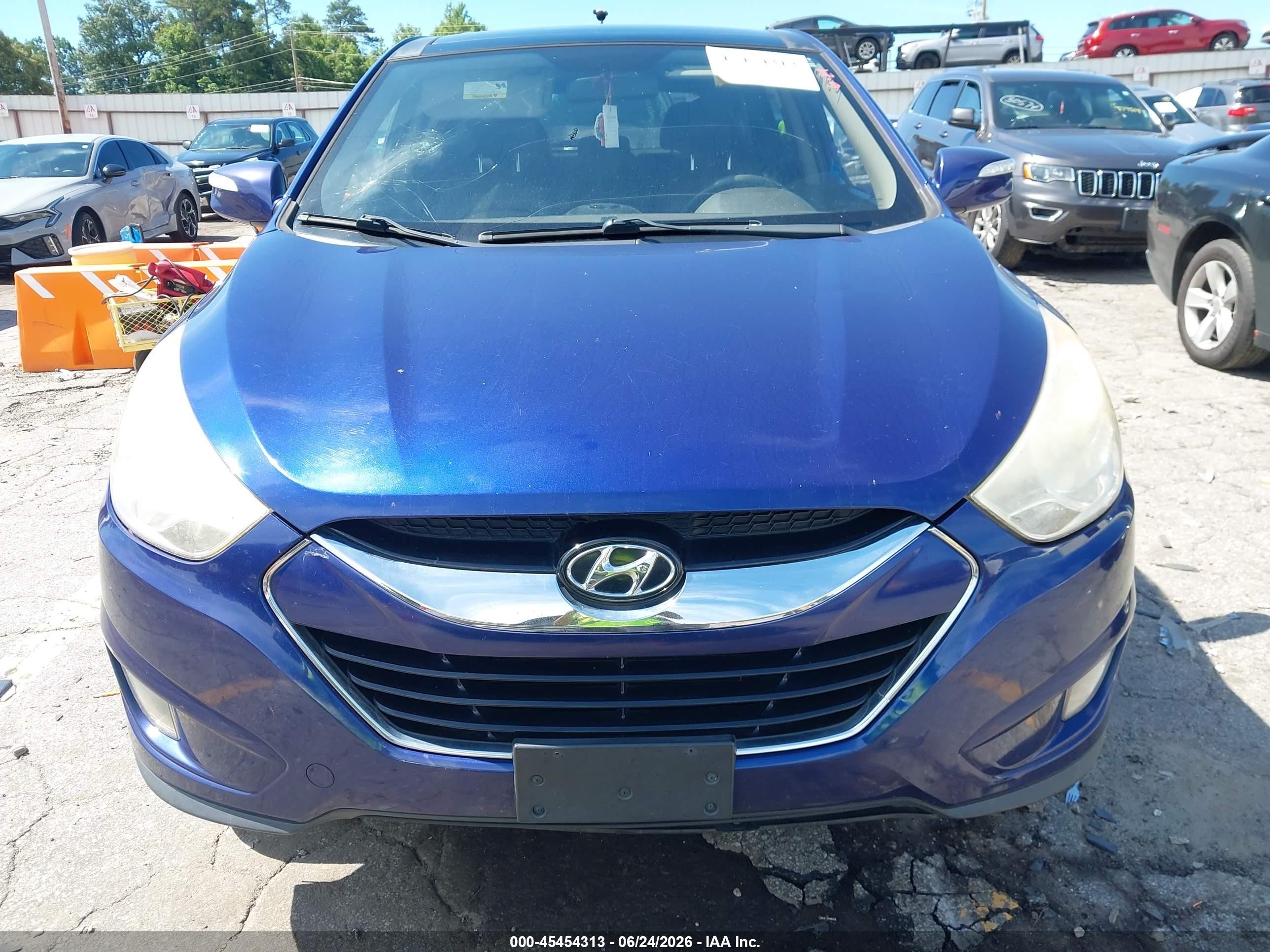 2010 Hyundai Tucson Limited Dark Blue vin: KM8JU3AC1AU036417