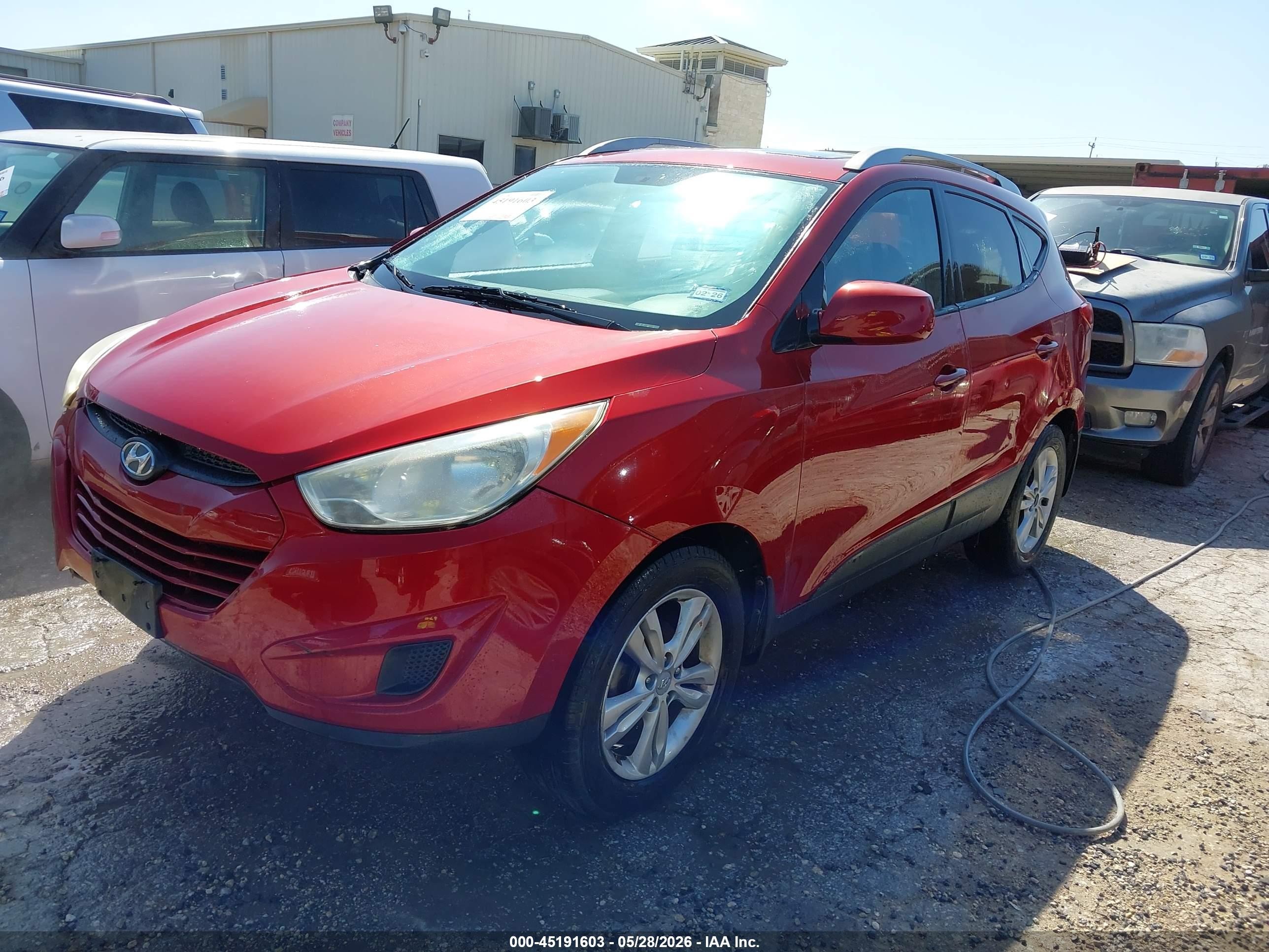 2010 Hyundai Tucson Gls Красный vin: KM8JU3AC1AU114310