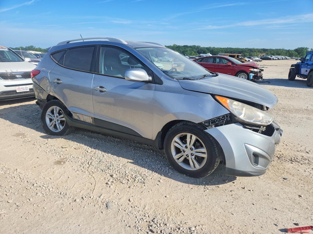 2011 Hyundai Tucson Gls Silver vin: KM8JU3AC1BU128807