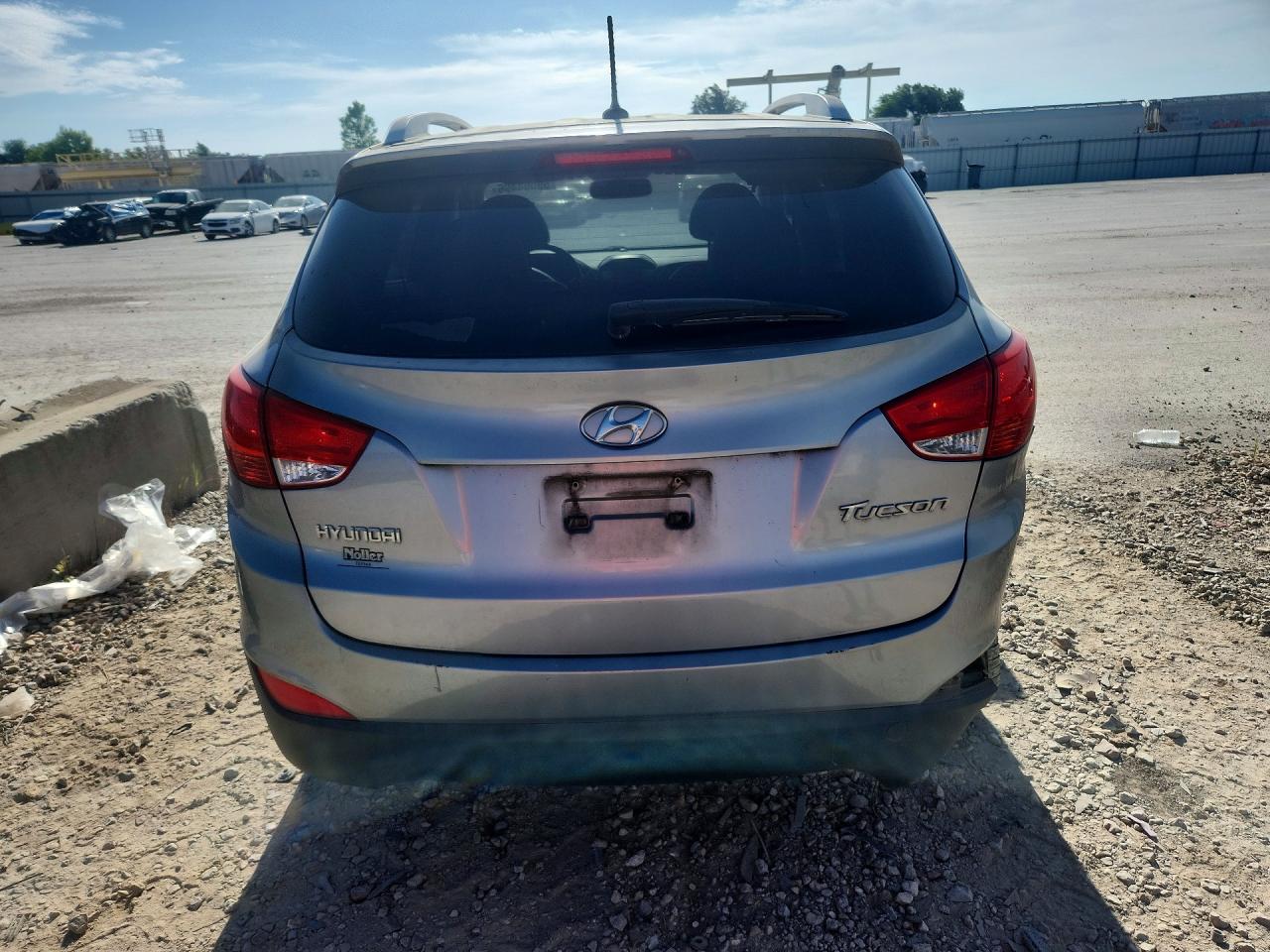 2011 Hyundai Tucson Gls Silver vin: KM8JU3AC1BU128807