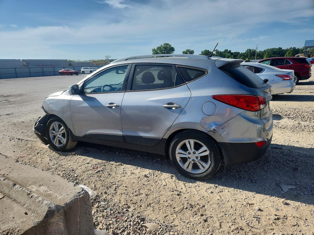 2011 Hyundai Tucson Gls Silver vin: KM8JU3AC1BU128807