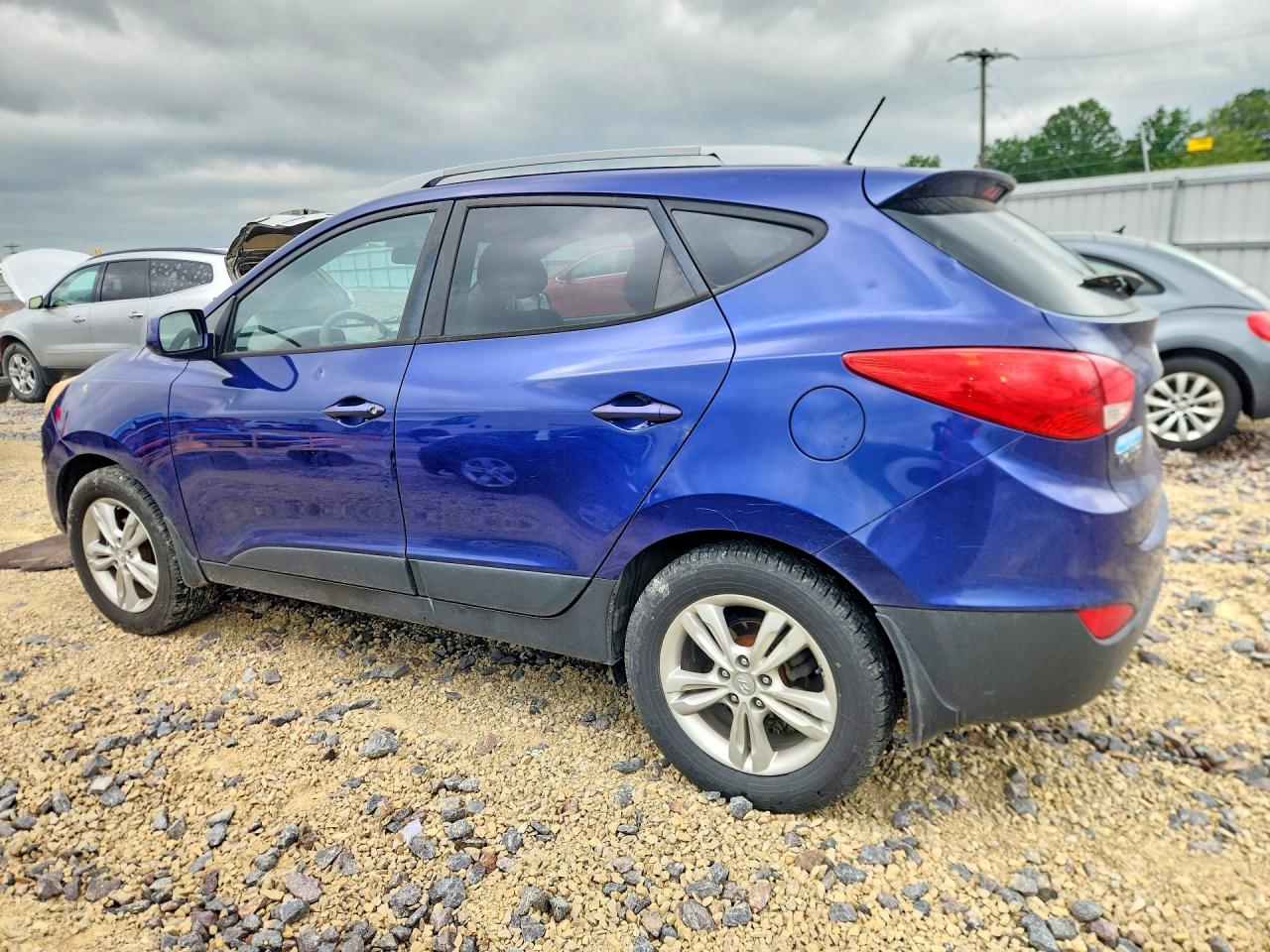 2011 Hyundai Tucson Gls Blue vin: KM8JU3AC1BU151326