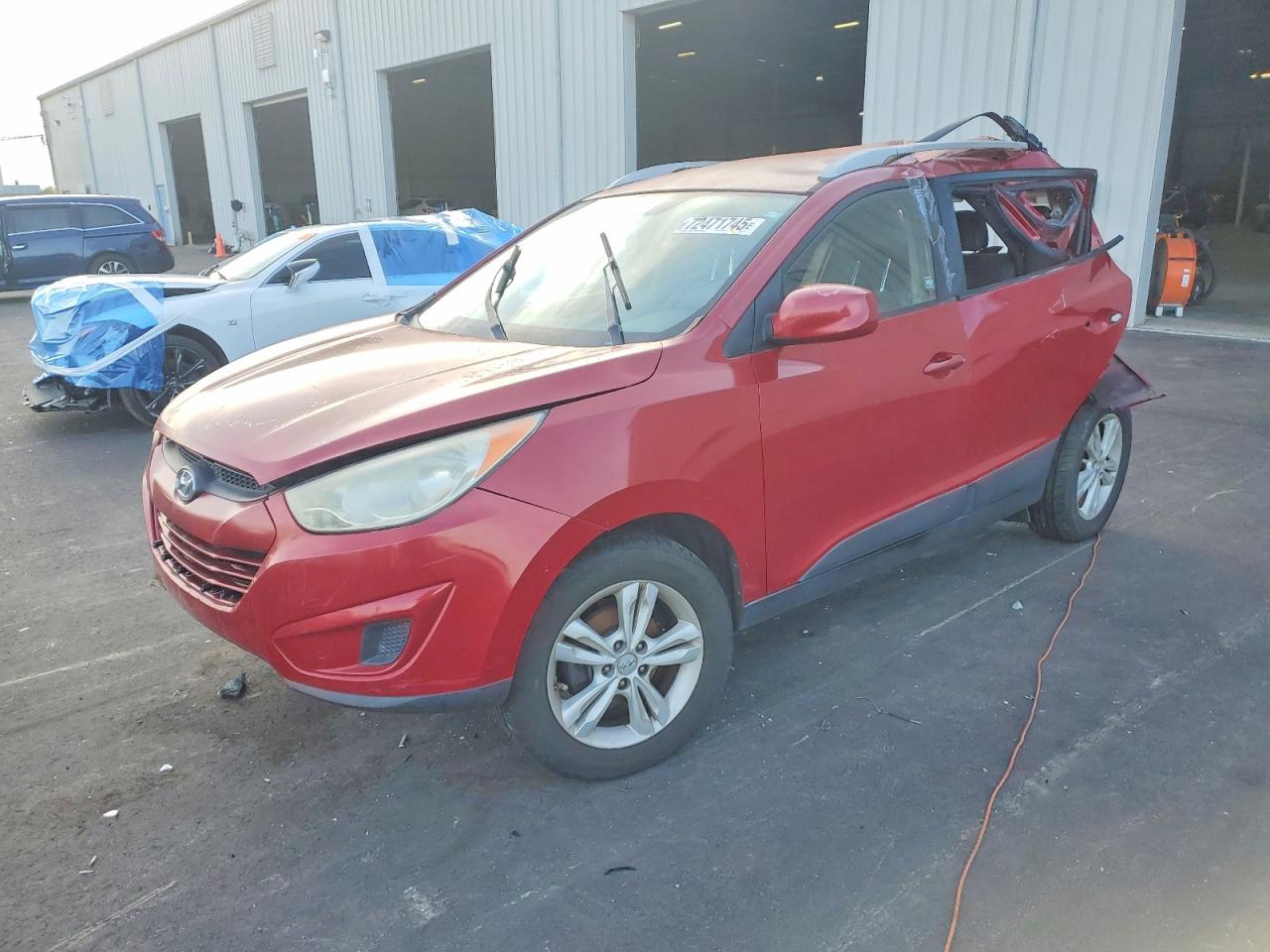 2011 Hyundai Tucson Gls Burgundy vin: KM8JU3AC1BU174217