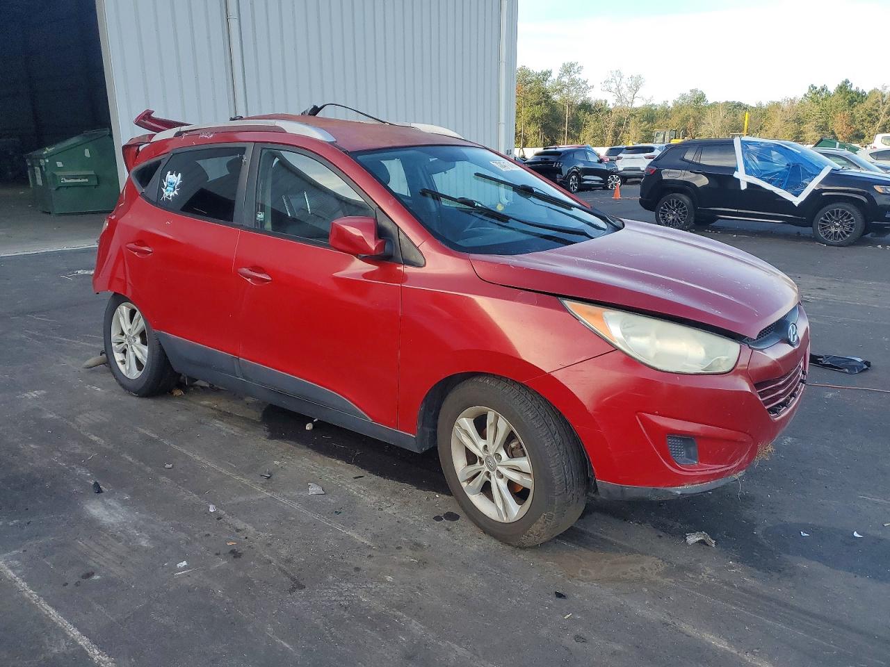 2011 Hyundai Tucson Gls Burgundy vin: KM8JU3AC1BU174217