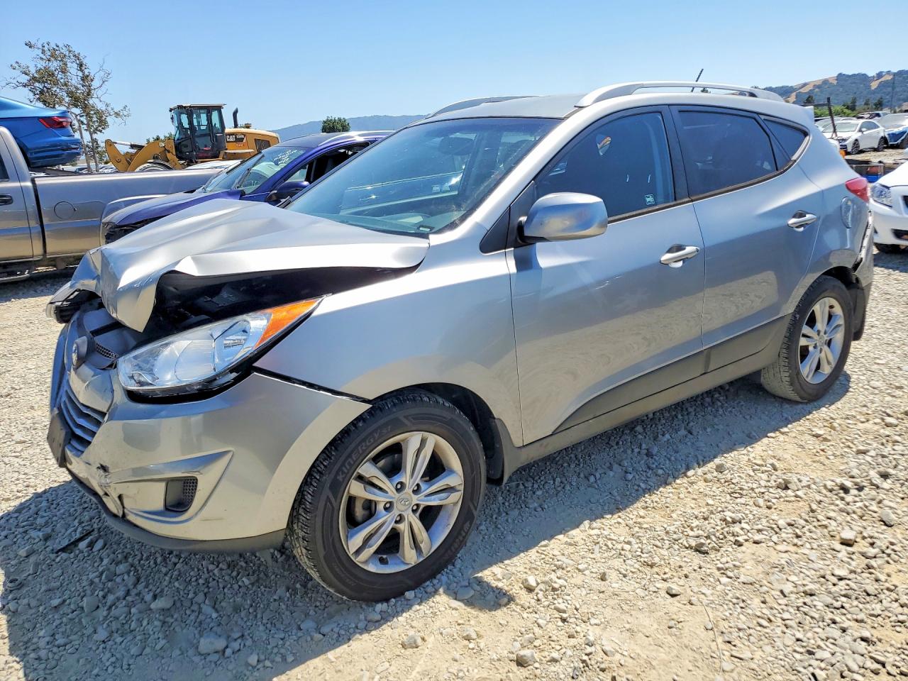 2011 Hyundai Tucson Gls Silver vin: KM8JU3AC1BU239454