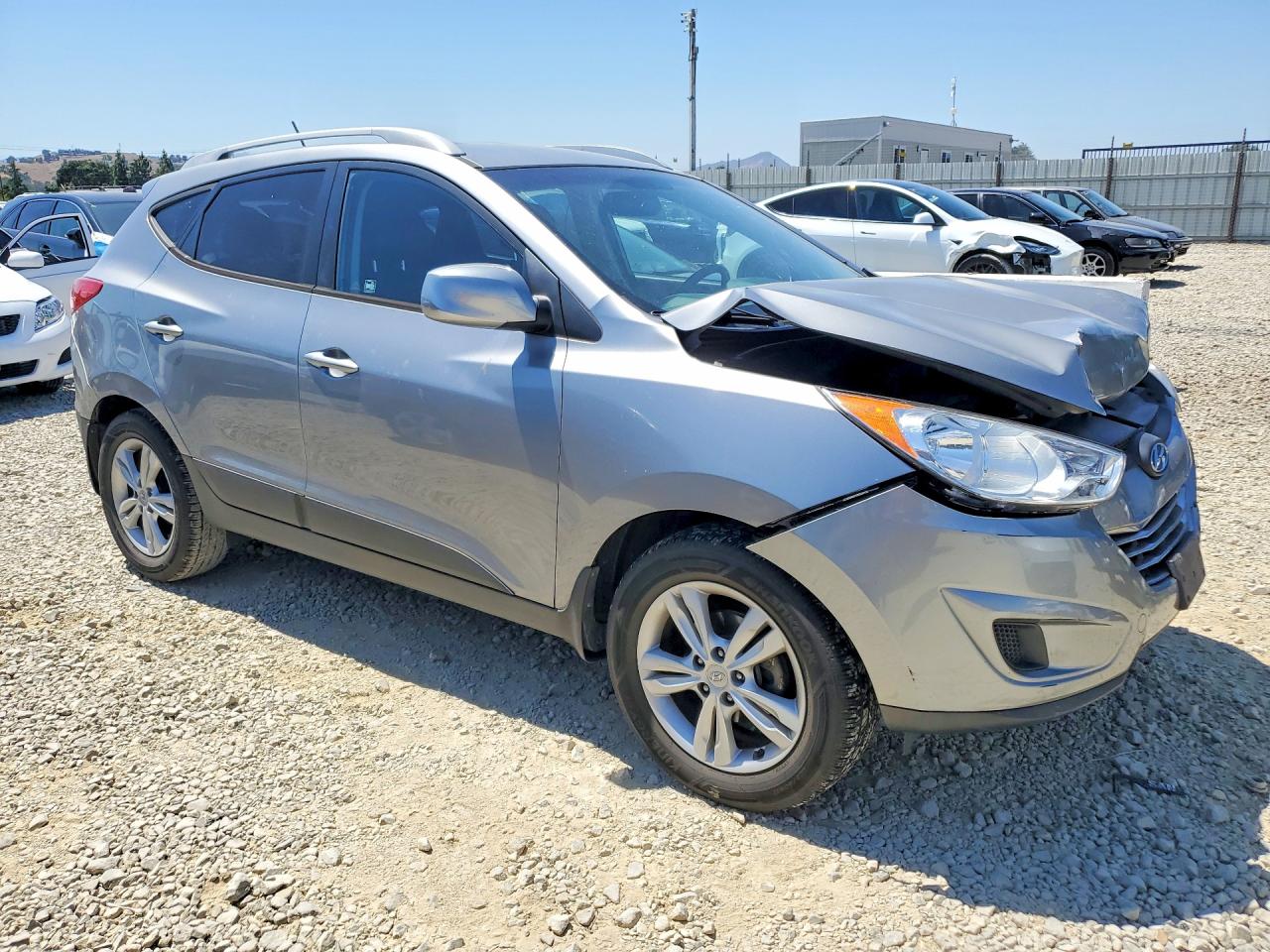 2011 Hyundai Tucson Gls Silver vin: KM8JU3AC1BU239454