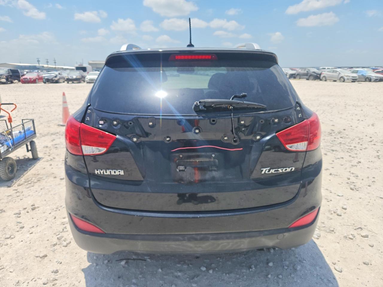 2011 Hyundai Tucson Gls Black vin: KM8JU3AC1BU301810