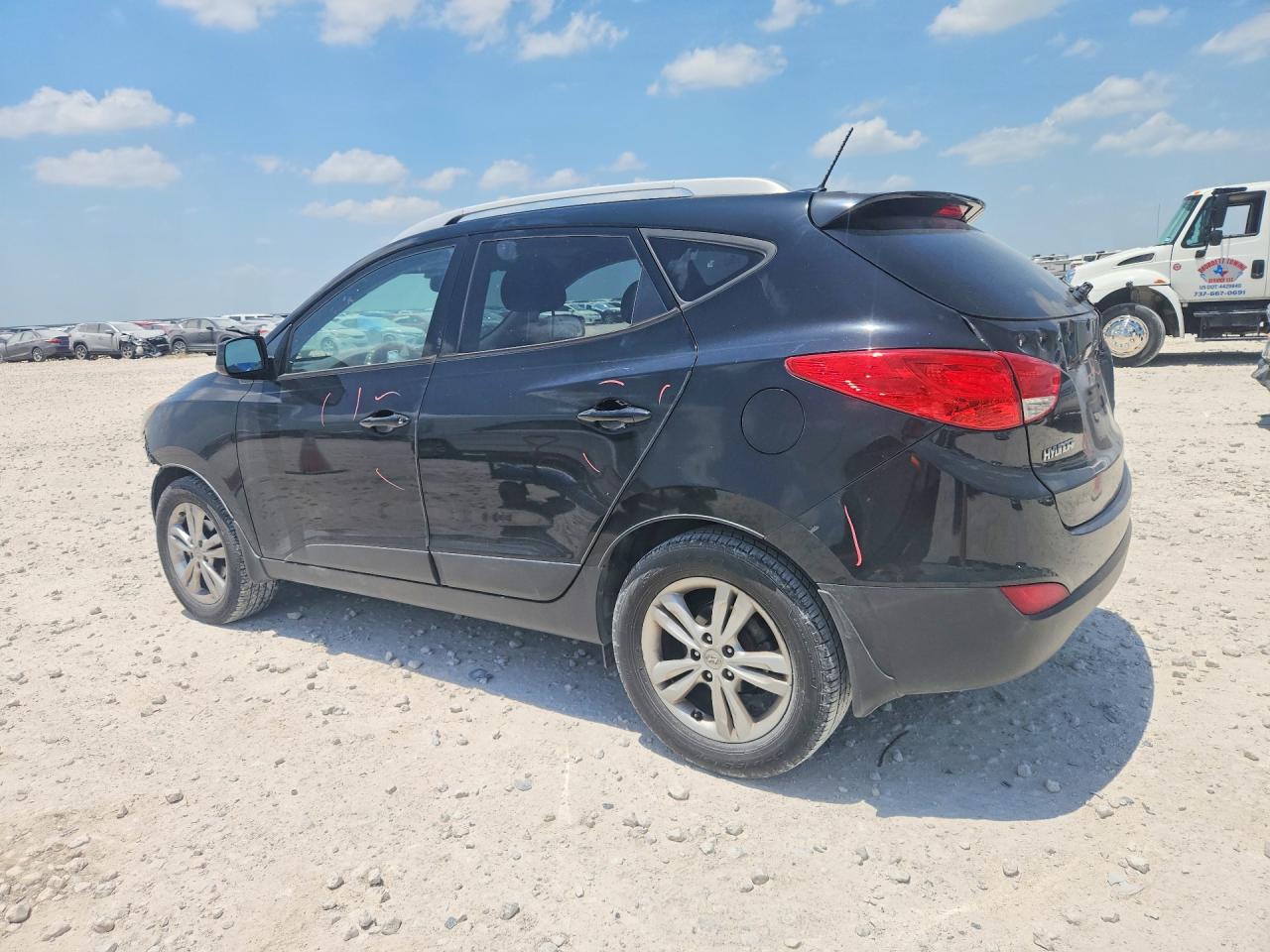 2011 Hyundai Tucson Gls Black vin: KM8JU3AC1BU301810