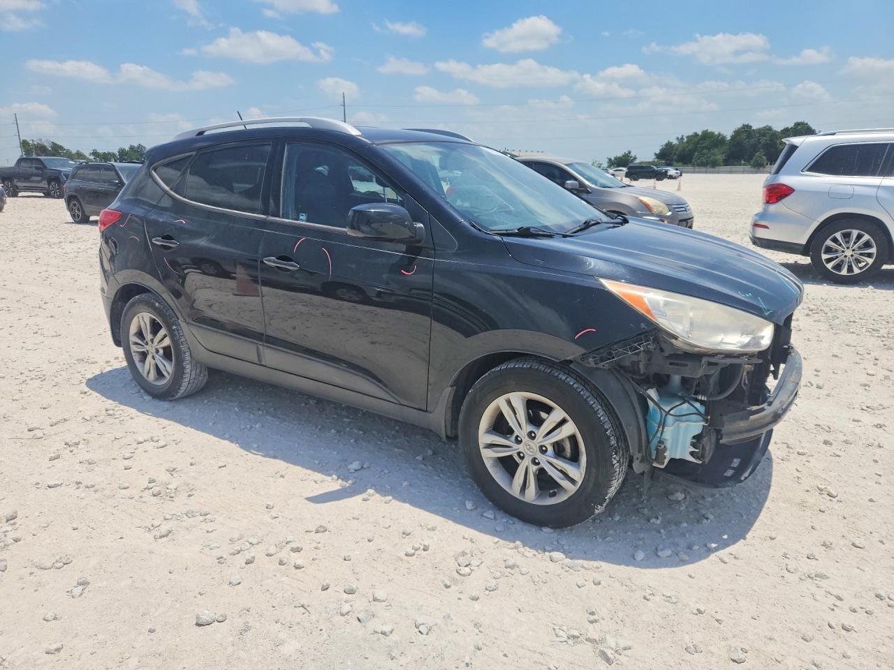 2011 Hyundai Tucson Gls Black vin: KM8JU3AC1BU301810