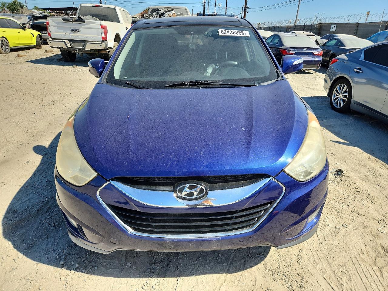 2012 Hyundai Tucson Limited Синий vin: KM8JU3AC1CU389534