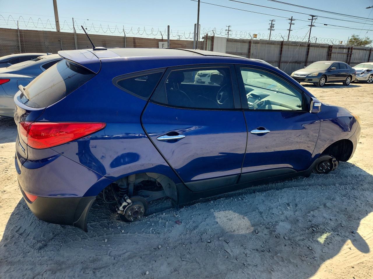 2012 Hyundai Tucson Limited Синий vin: KM8JU3AC1CU389534