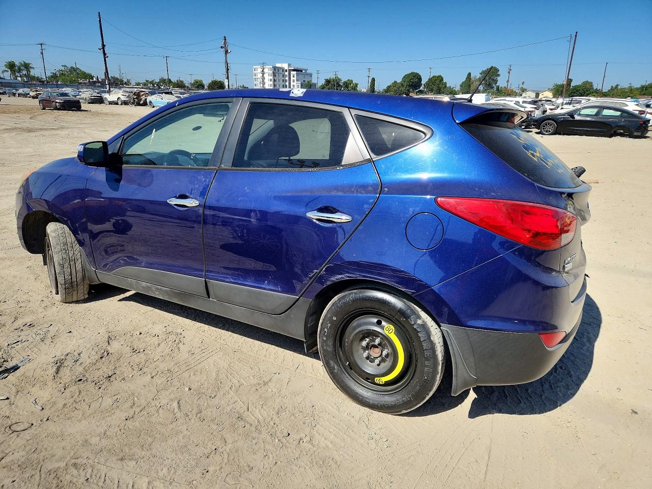 2012 Hyundai Tucson Limited Синий vin: KM8JU3AC1CU389534