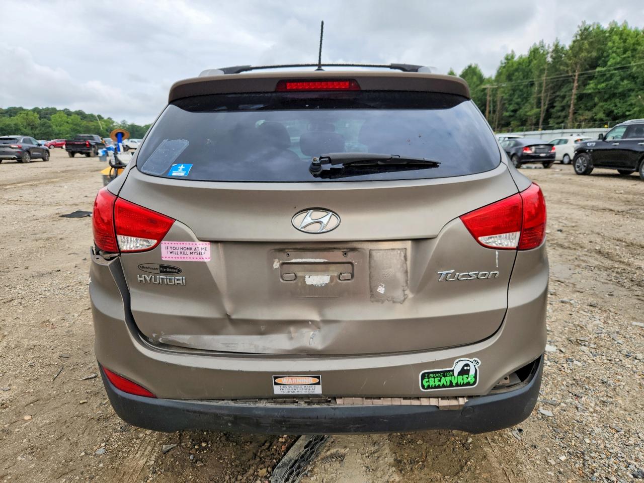 2012 Hyundai Tucson Gls Tan vin: KM8JU3AC1CU402850