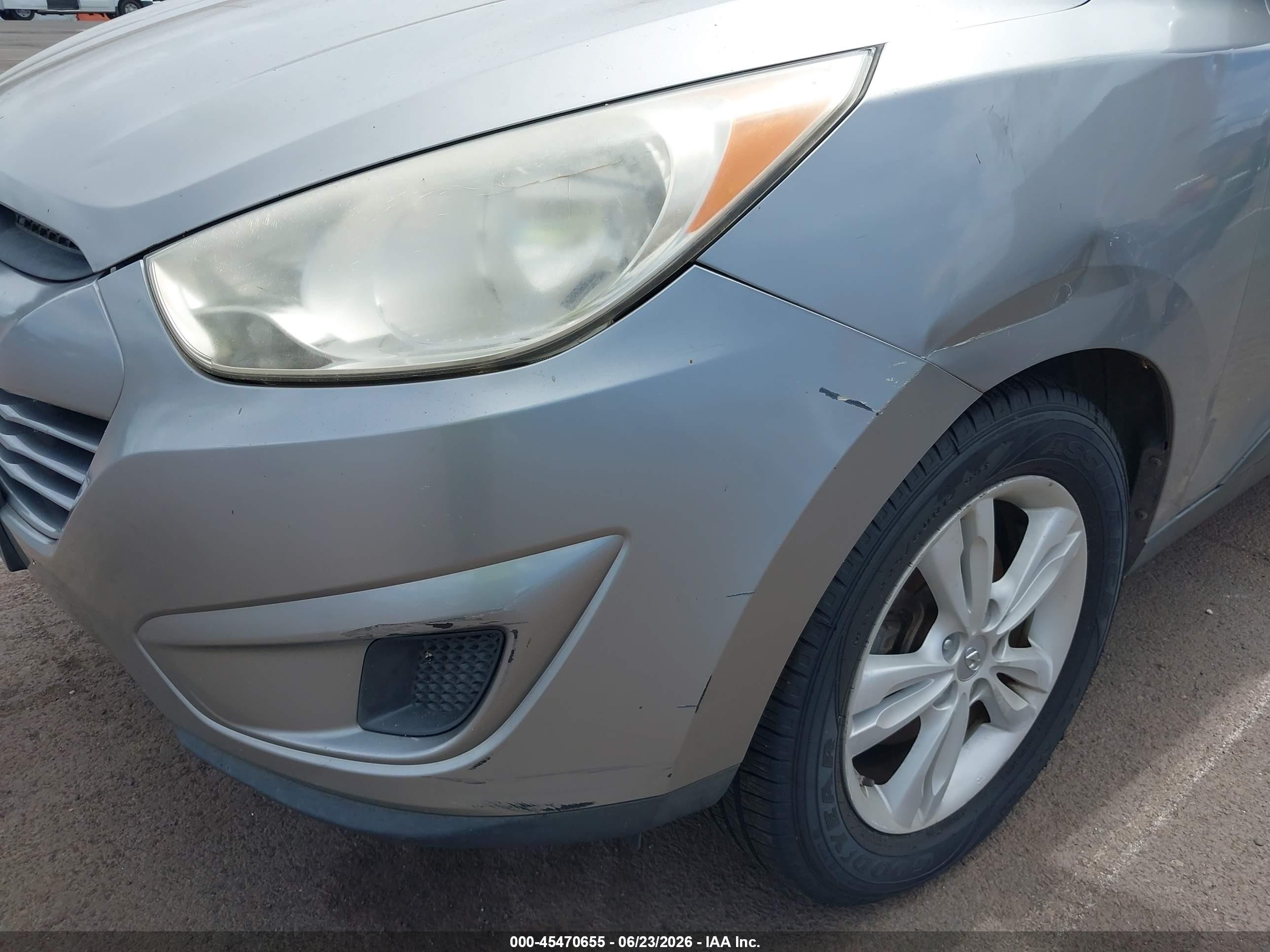 2012 Hyundai Tucson Gls Gray vin: KM8JU3AC1CU455113