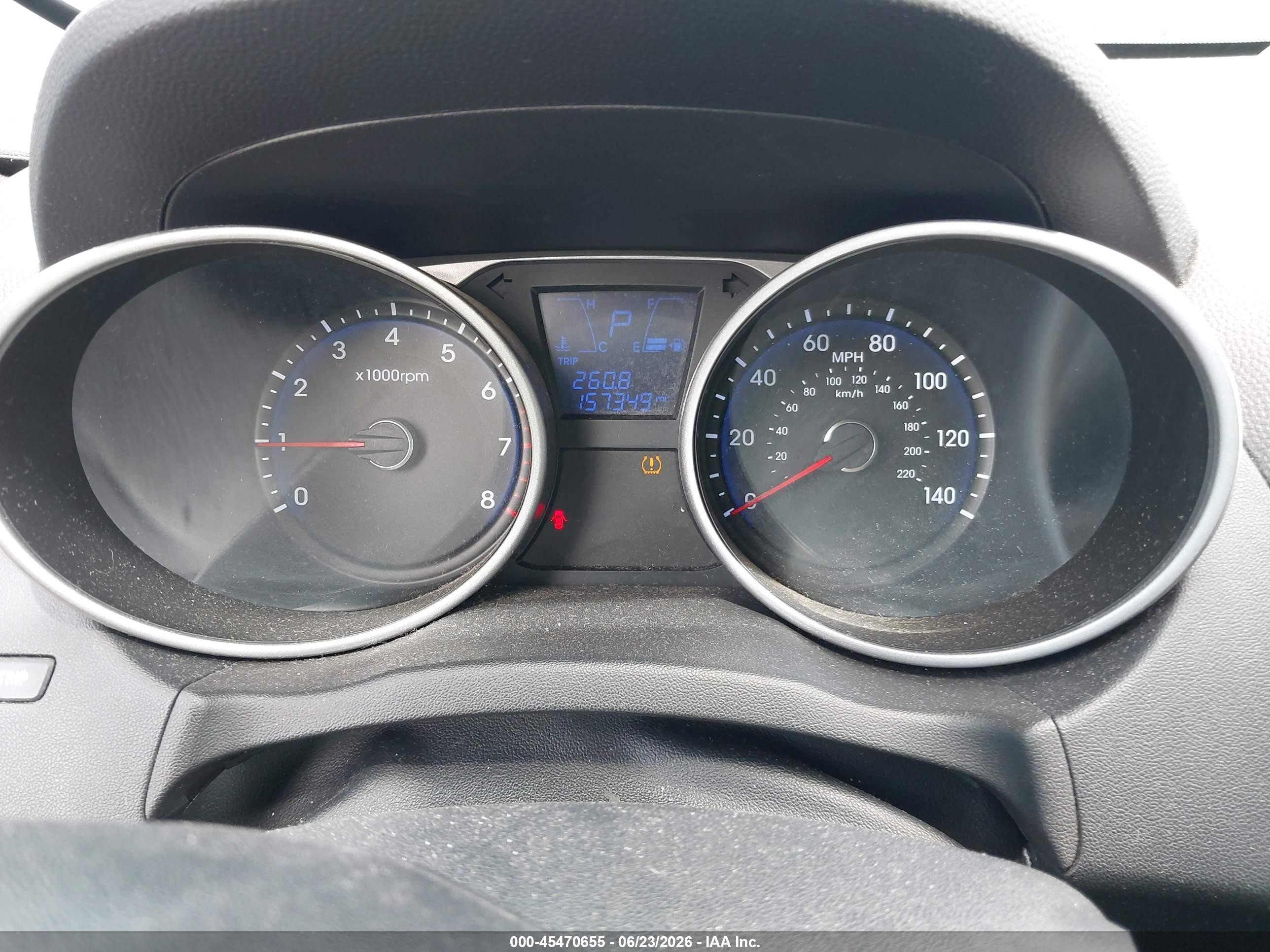 2012 Hyundai Tucson Gls Gray vin: KM8JU3AC1CU455113